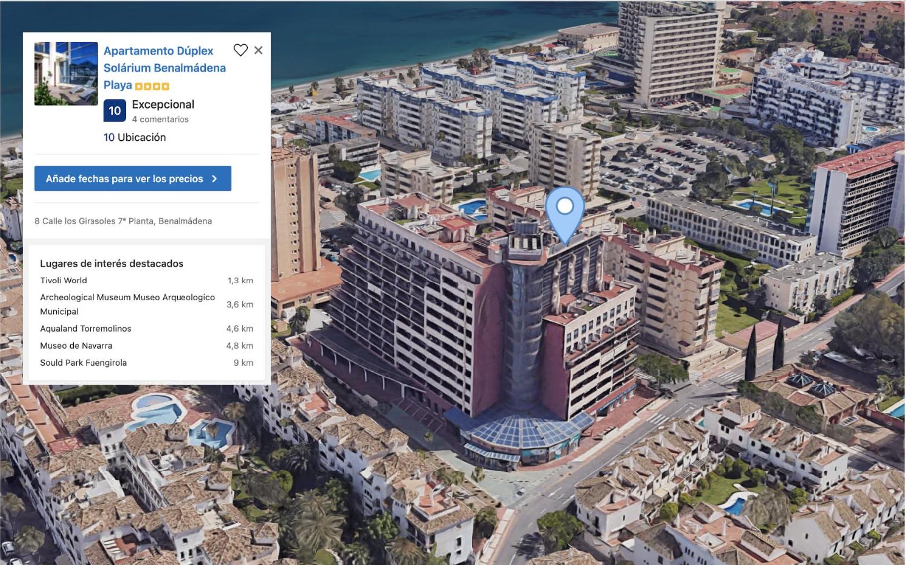 Apartamento Dúplex Solárium Benalmádena Playa