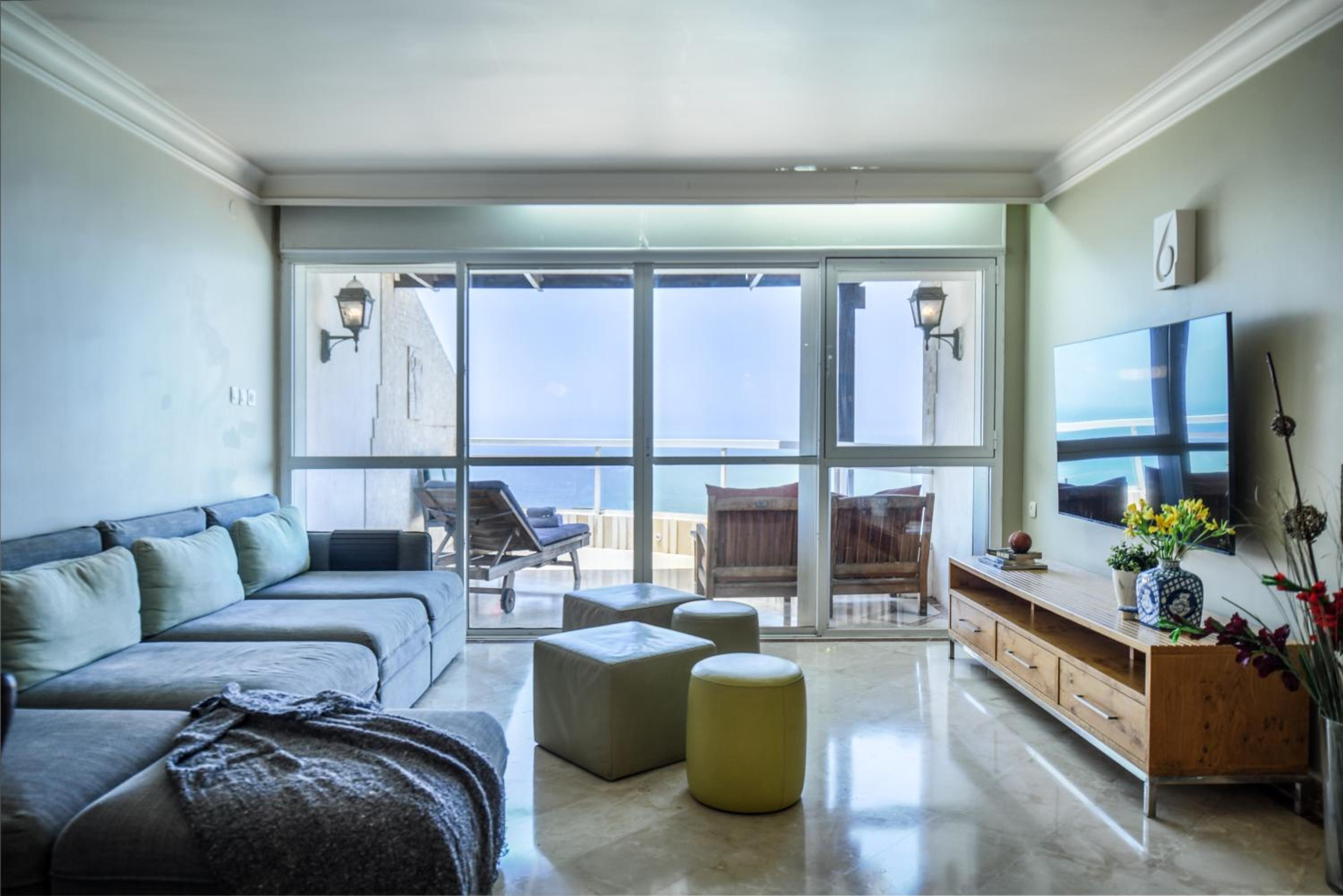 Mamad Netanya Panoramic Sea-View 4BR Apt view 5