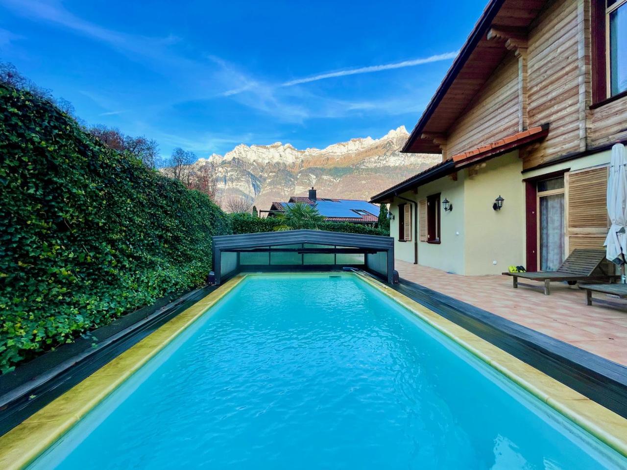 Doodle's Amazing Chalet -Walensee - Flumserberg - Churfirsten - Heidiland - Pool - Sauna