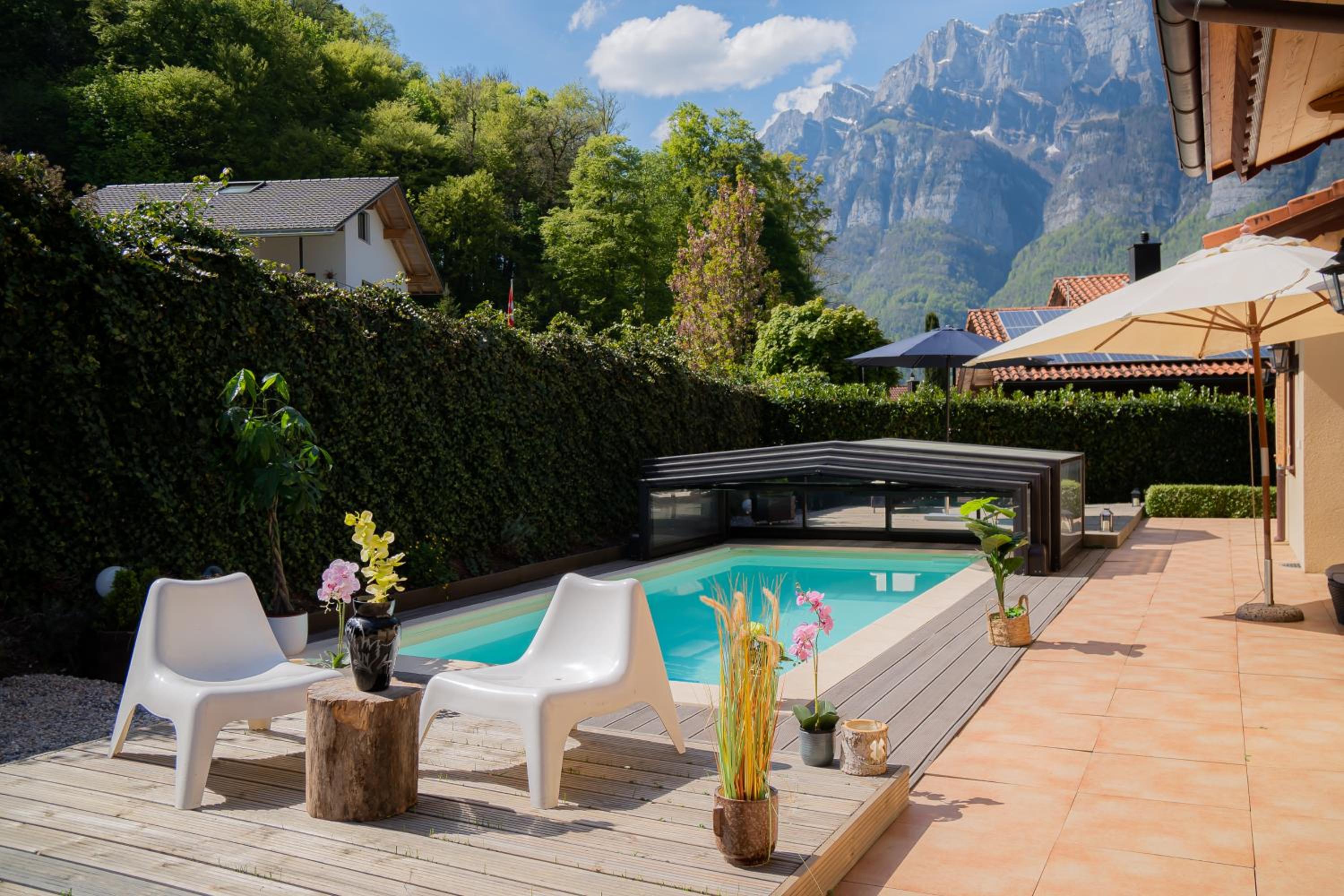 Doodle's Amazing Chalet -Walensee - Flumserberg - Churfirsten - Heidiland - Pool - Sauna
