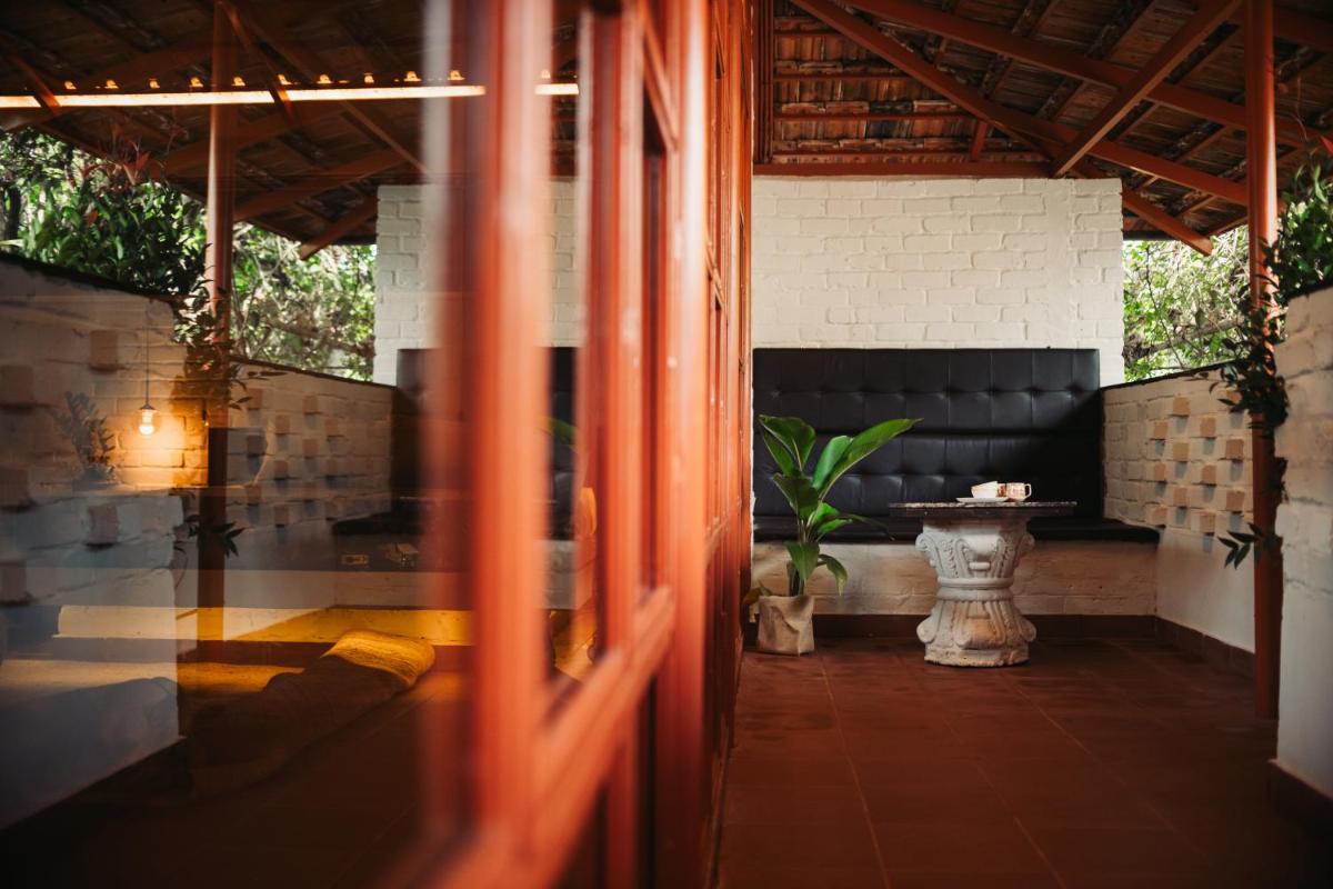 outdoor BBQ area