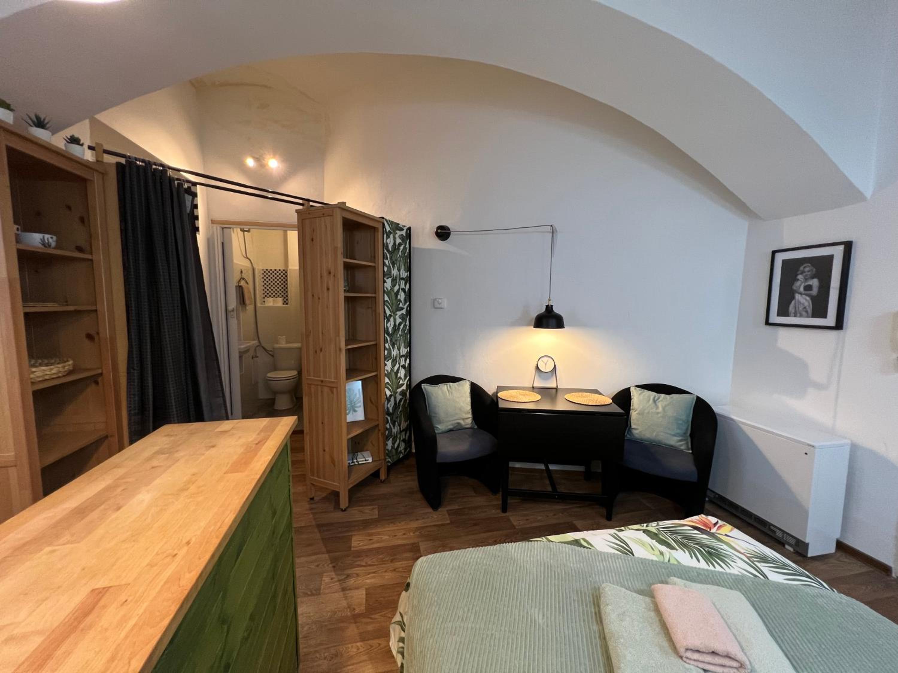 Fun Tiki Vibe Apartment / Charles Bridge / Netflix