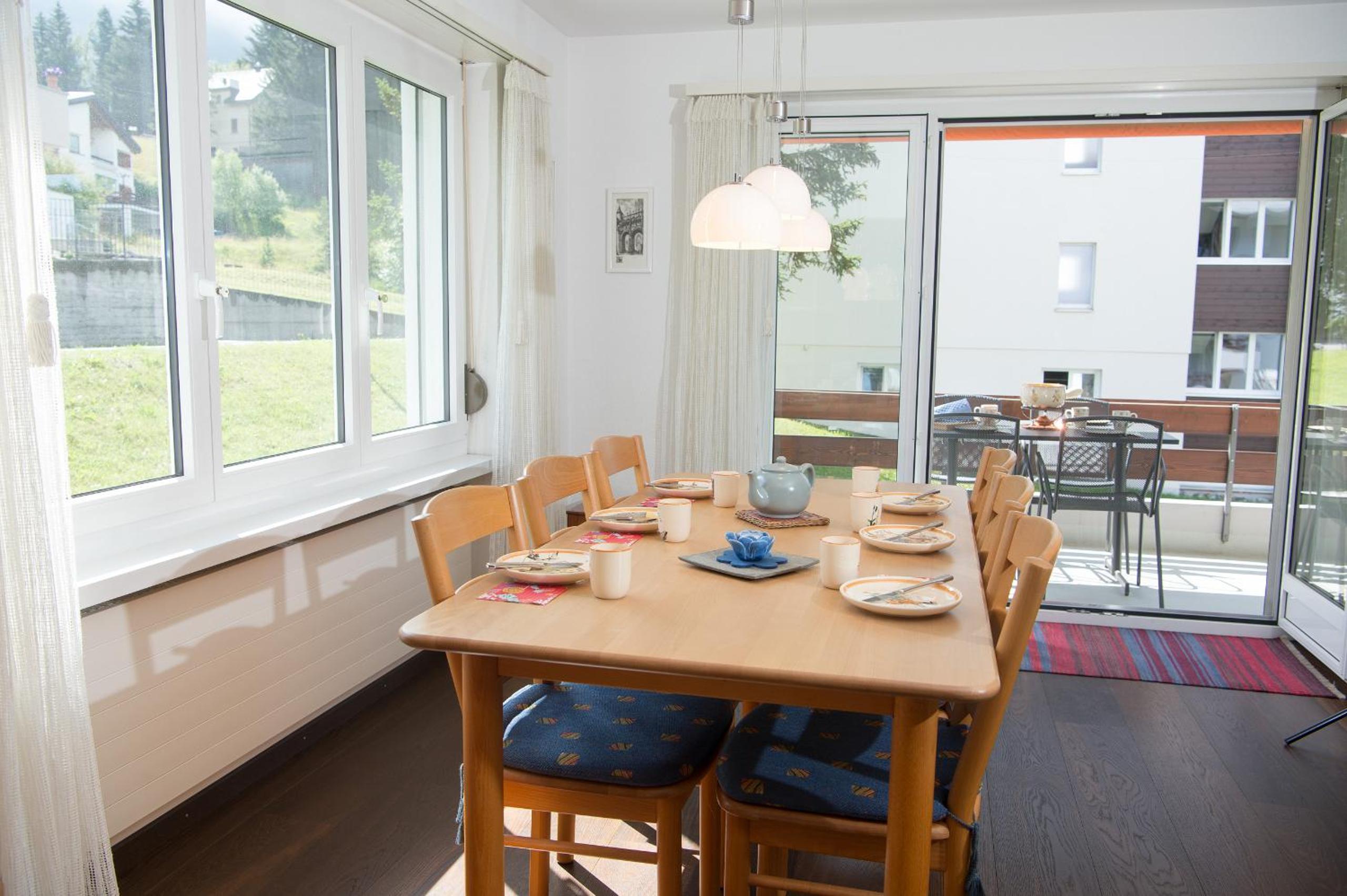Central flat for 6 persons Pianura Crapera Lenzerheide