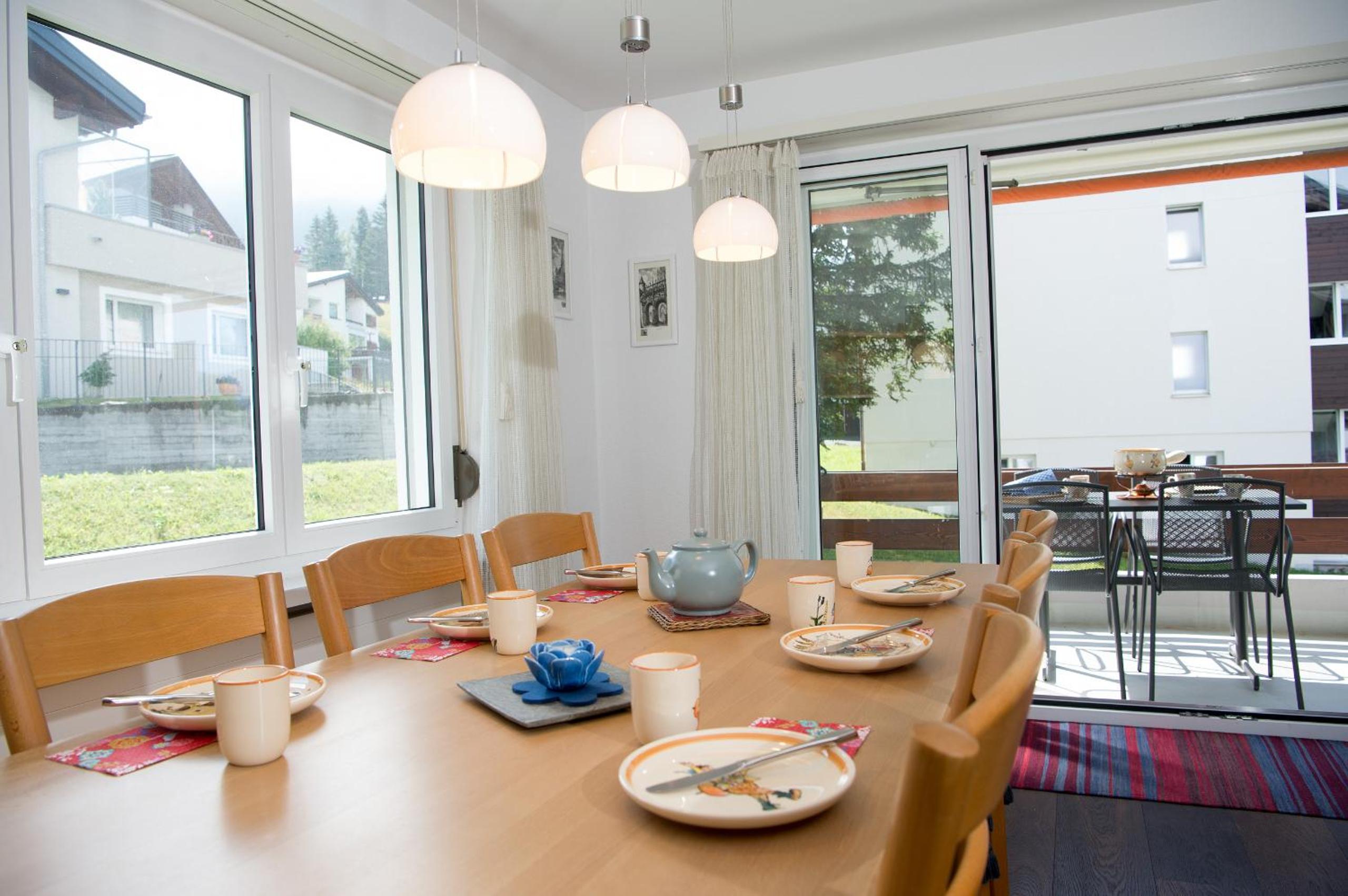 Central flat for 6 persons Pianura Crapera Lenzerheide