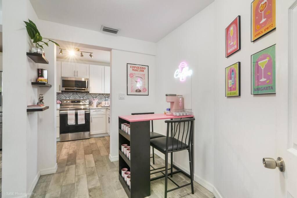 Pretty in Pink - Pool - Vanity Area - Coffee Nook