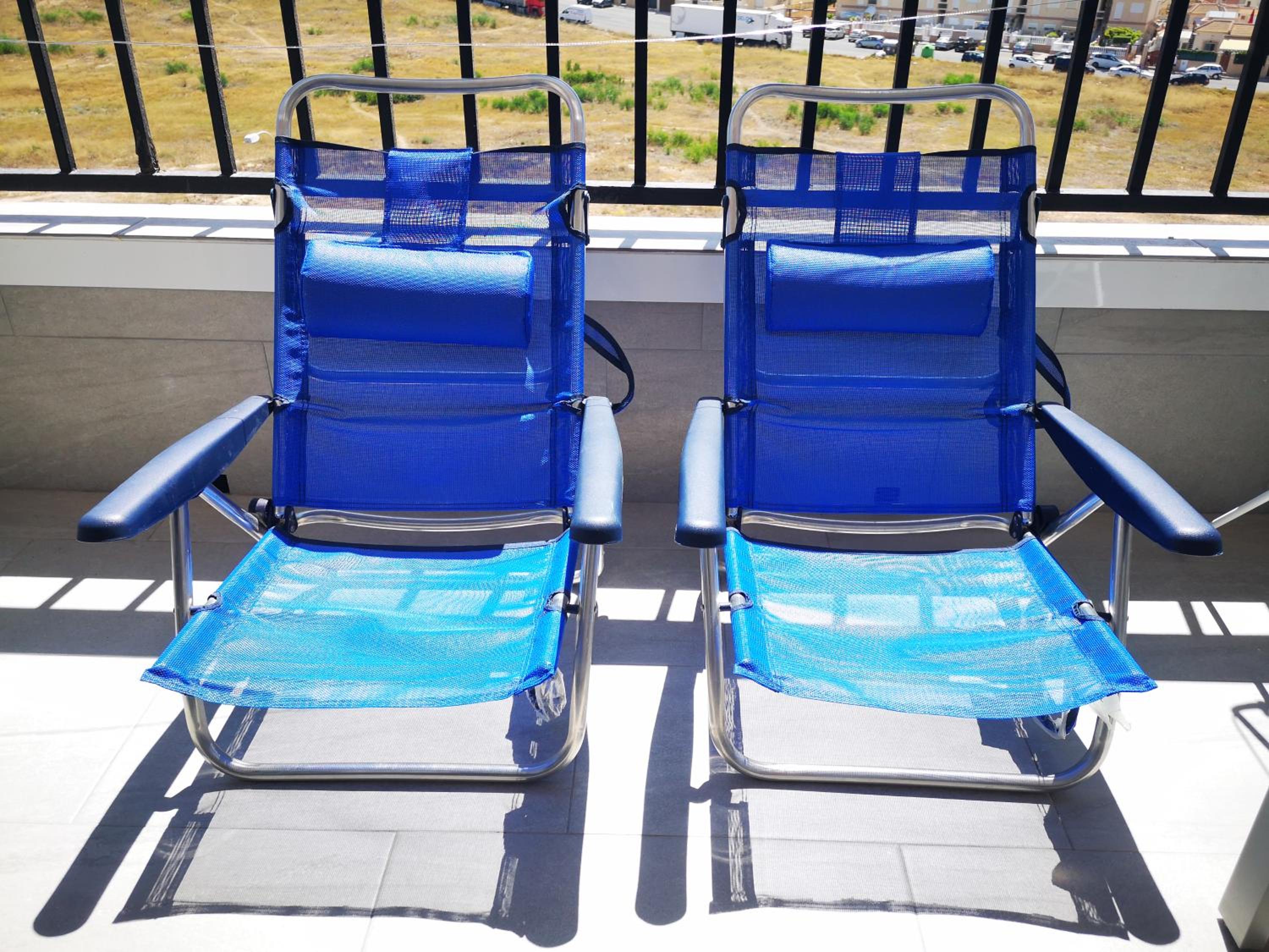 Studio with terrace and pool view 5