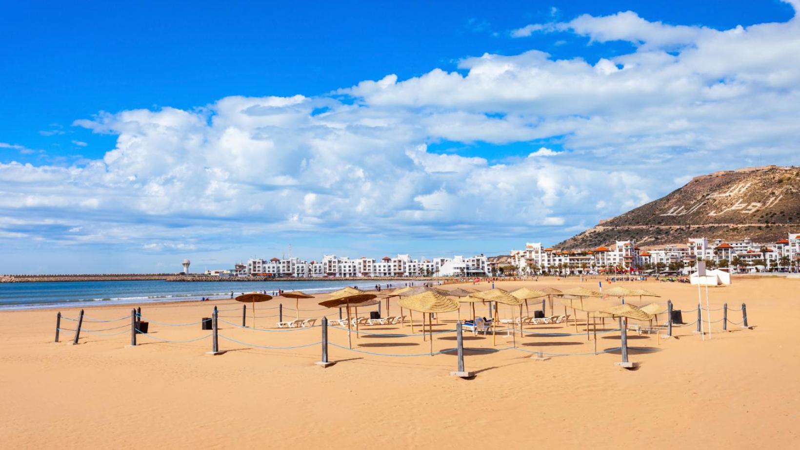 Central Panoramic View in Agadir Bay, Big Terrace, Pools, Wifi, Parking