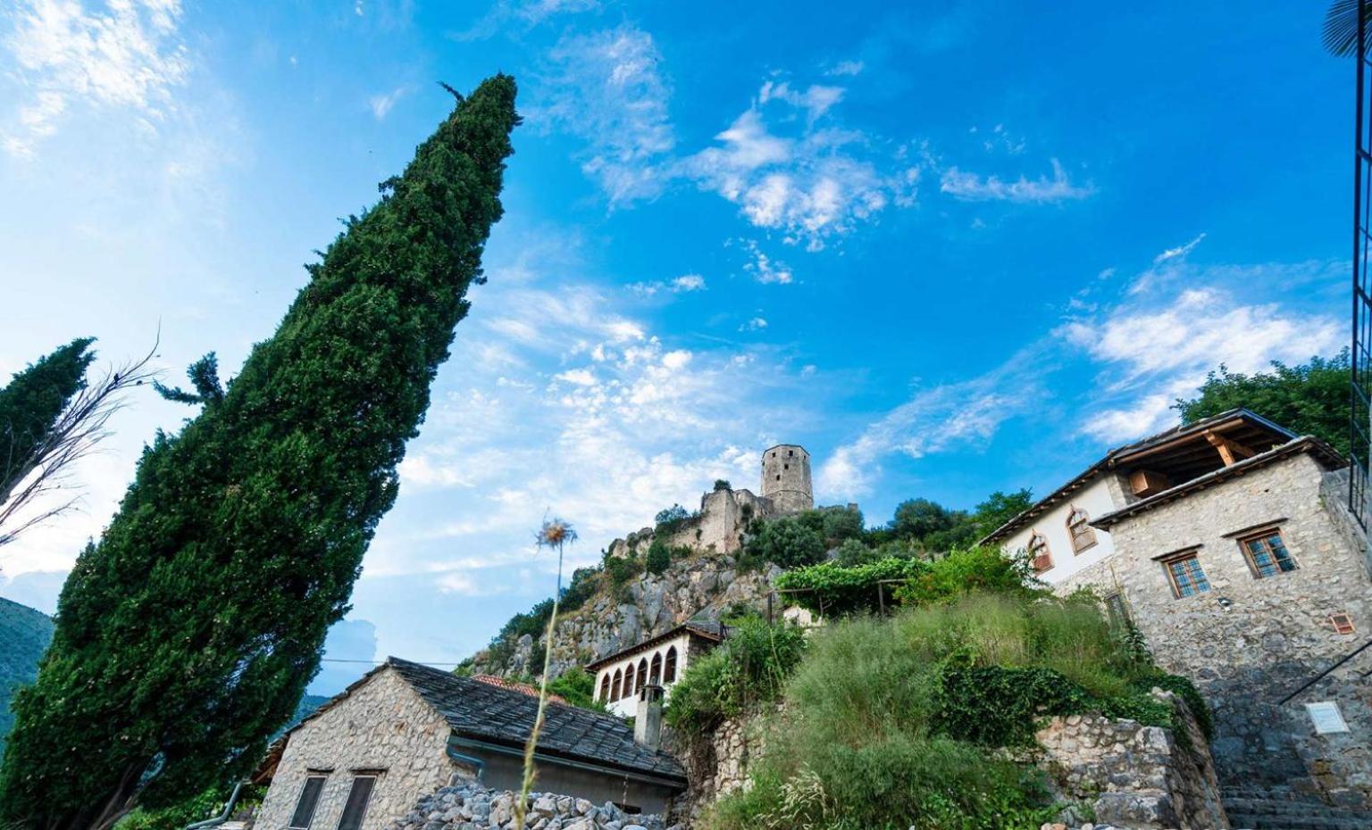 Villa Historic Pocitelj with pool and incredible views on the river and landmarks