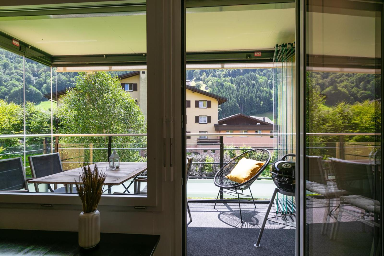 Spirit Apartments - Balkon - Bergsicht