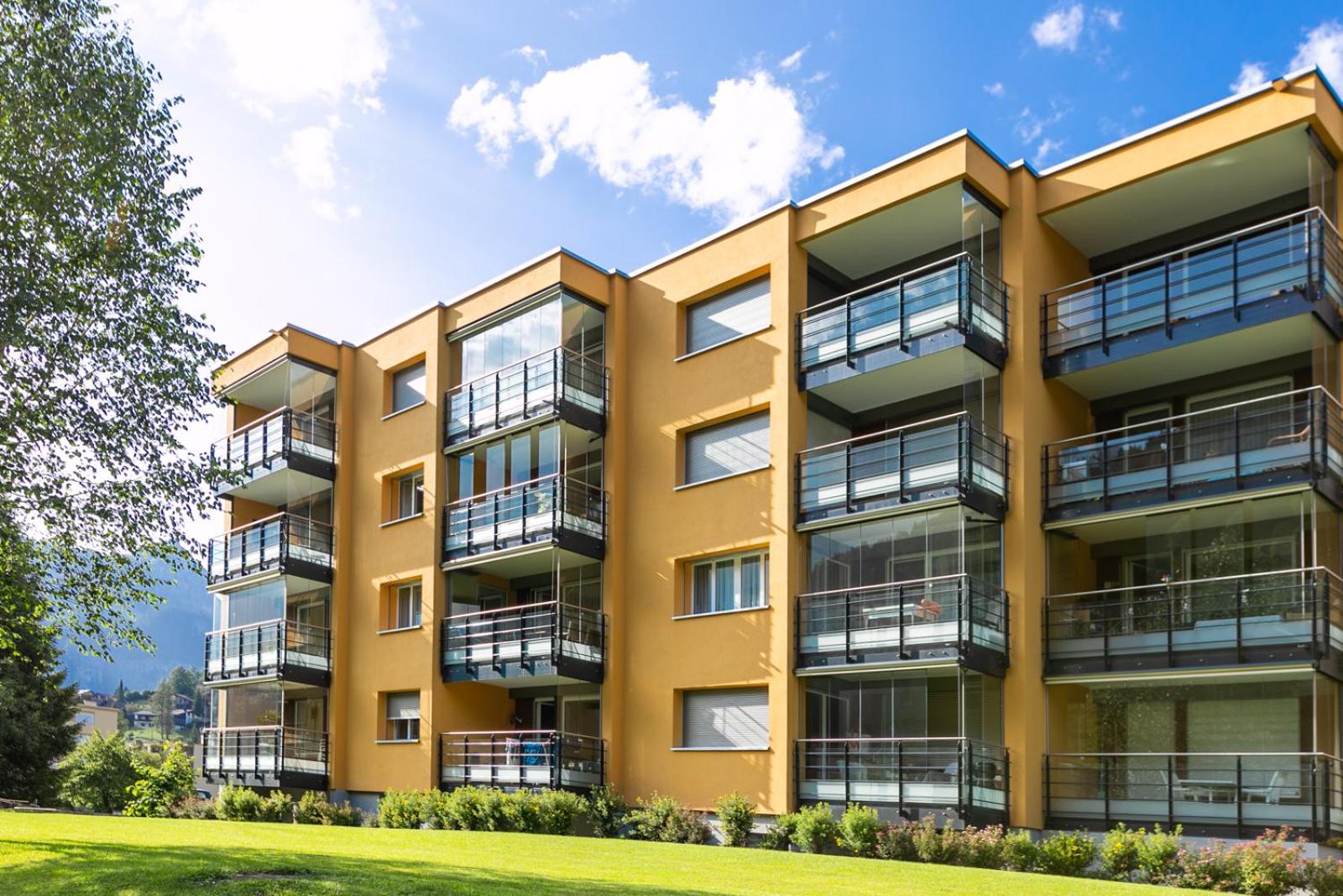 Spirit Apartments - Balkon - Bergsicht