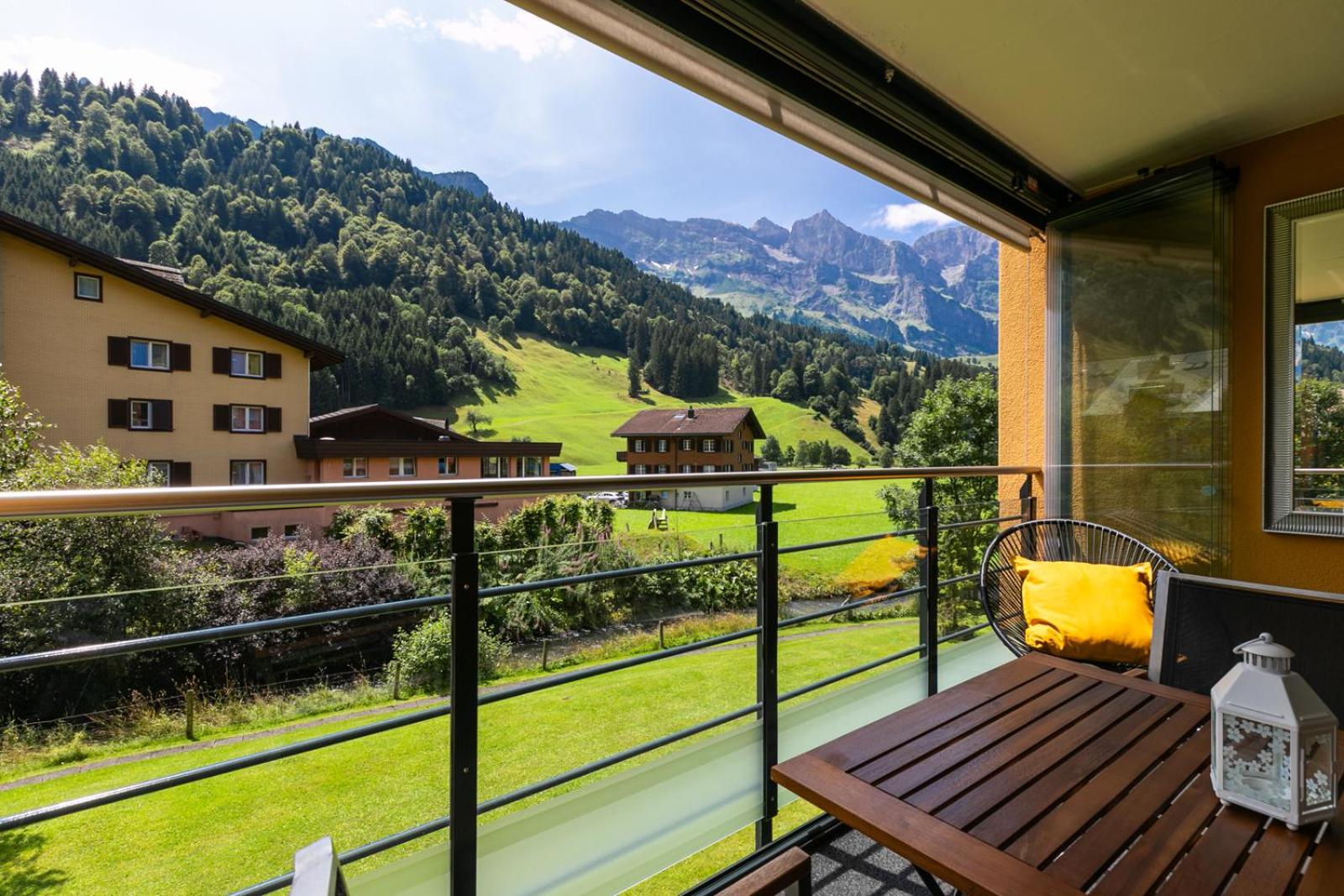 Spirit Apartments - Balkon - Bergsicht