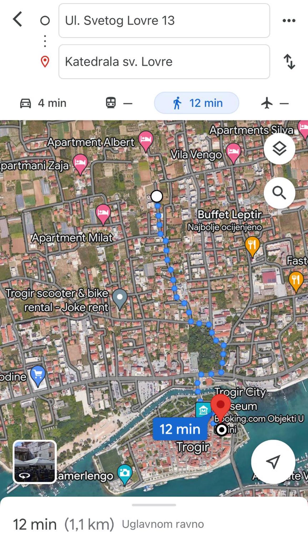 Apartmani Laštro