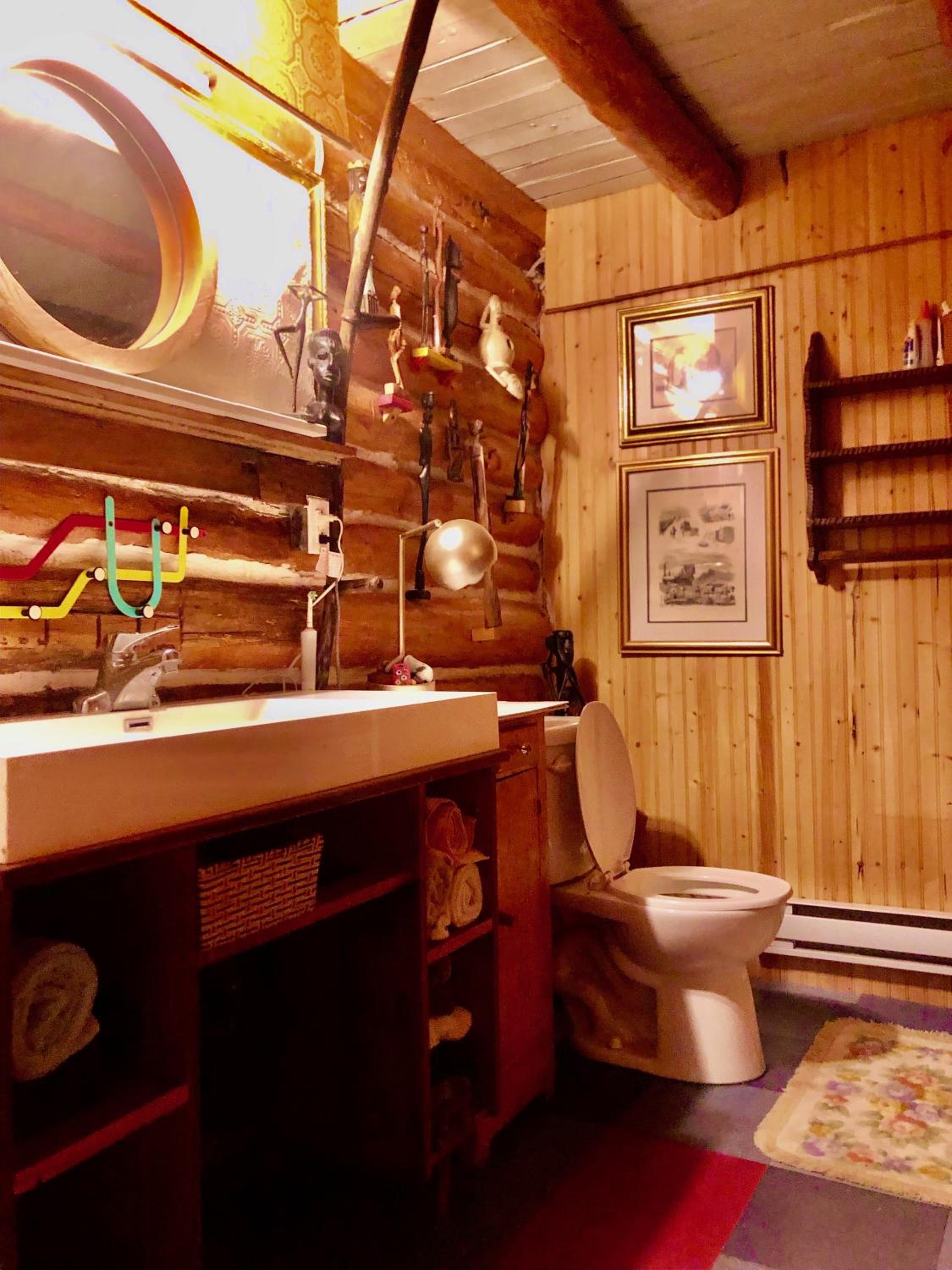 Chalet en bois rond Mauricie
