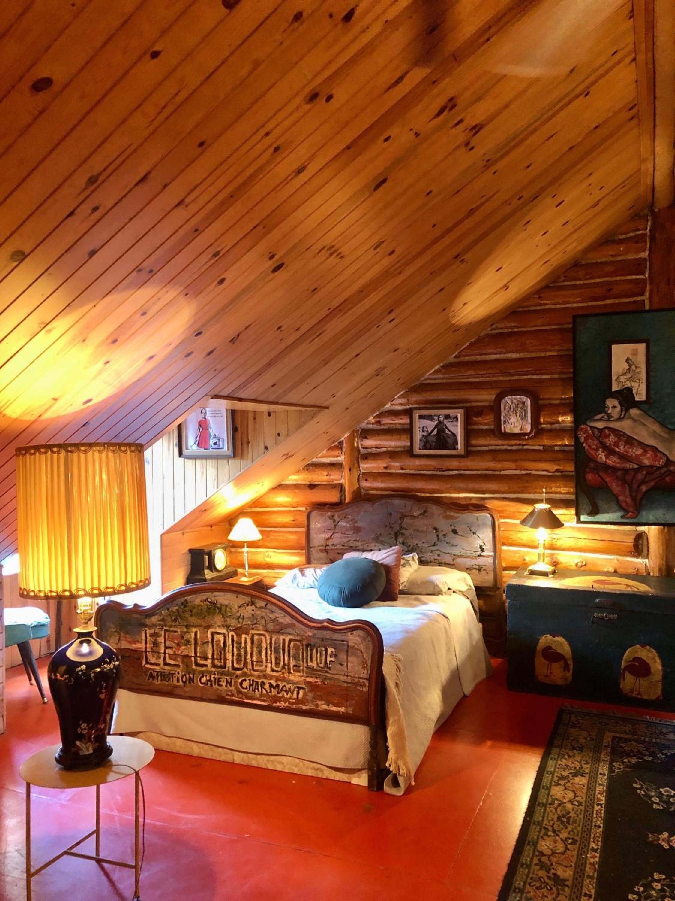 Chalet en bois rond Mauricie