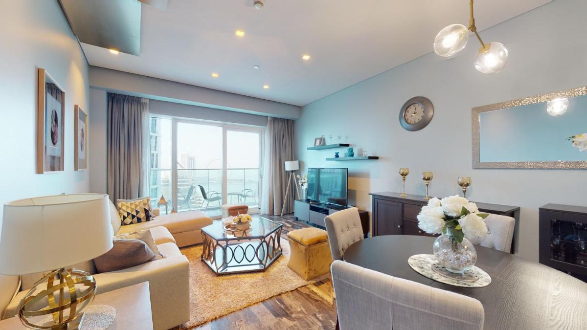 DH58 - High end 1BR, Palm views in Damac Heights tower