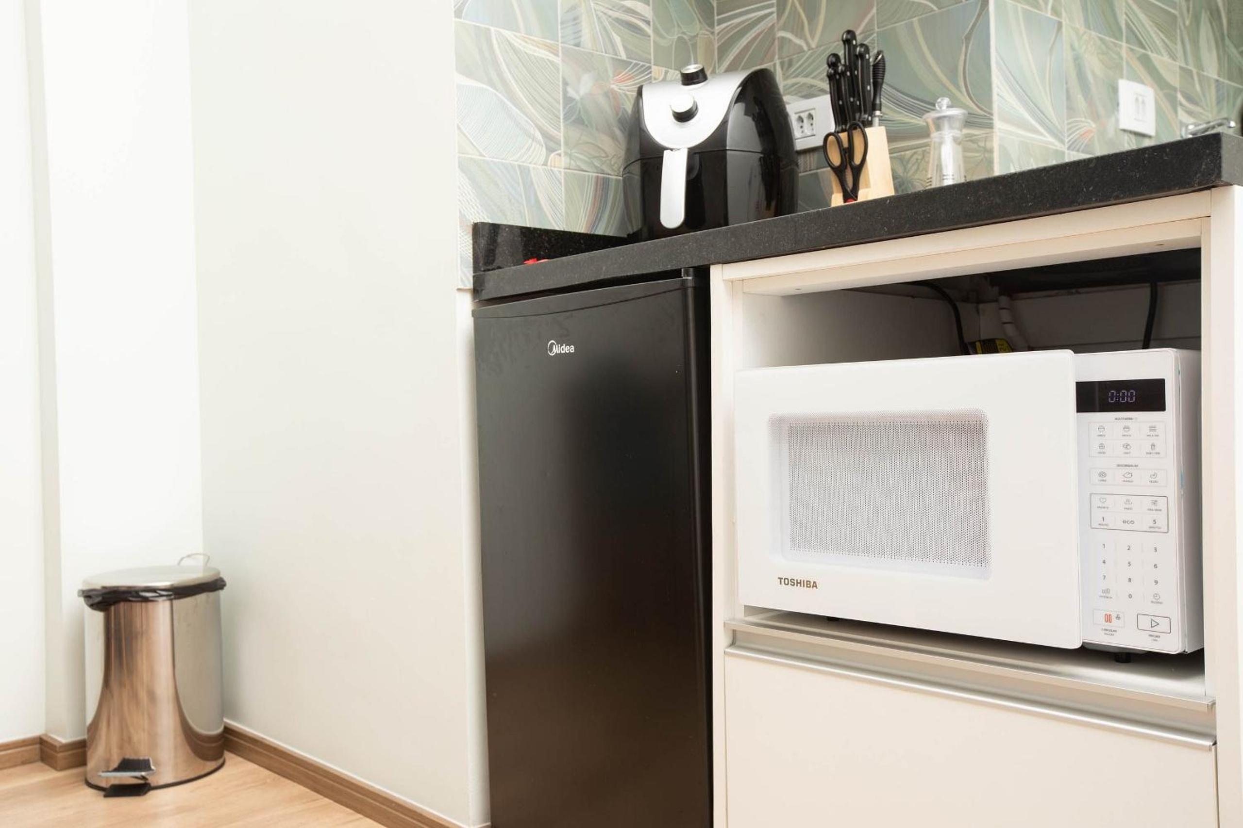 Prédio central com apartamentos reformados