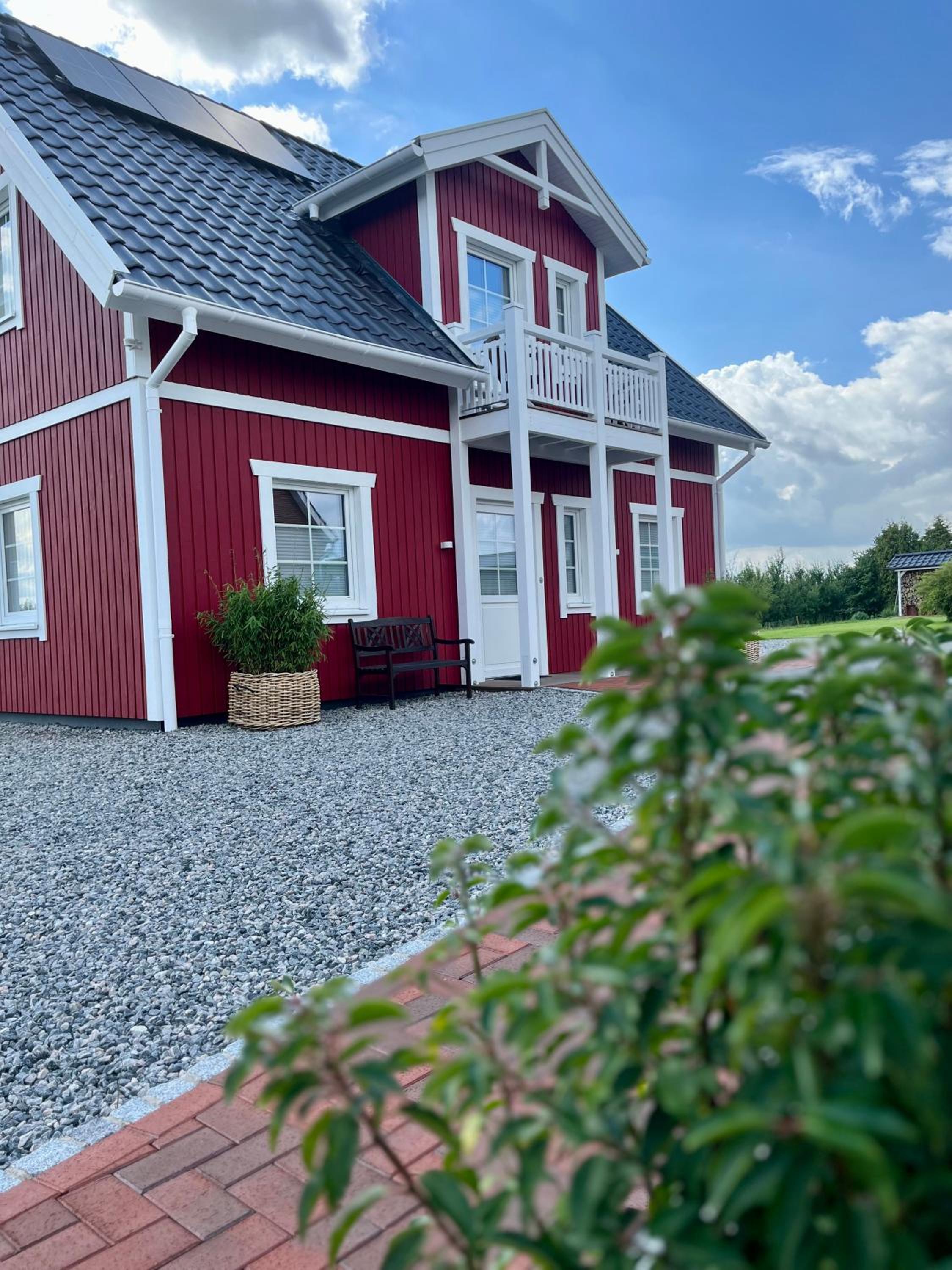 Muggelhuus das Loft mit Elbdeichblick im Alten Land und mit Wallbox