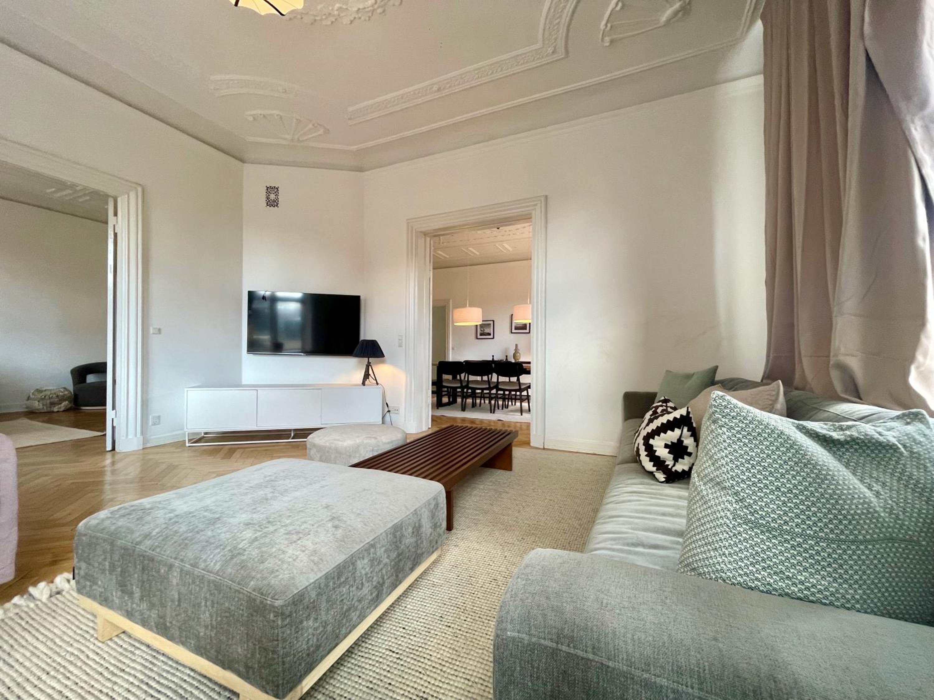 Large Flats in Central Copenhagen by Tivoli Gardens