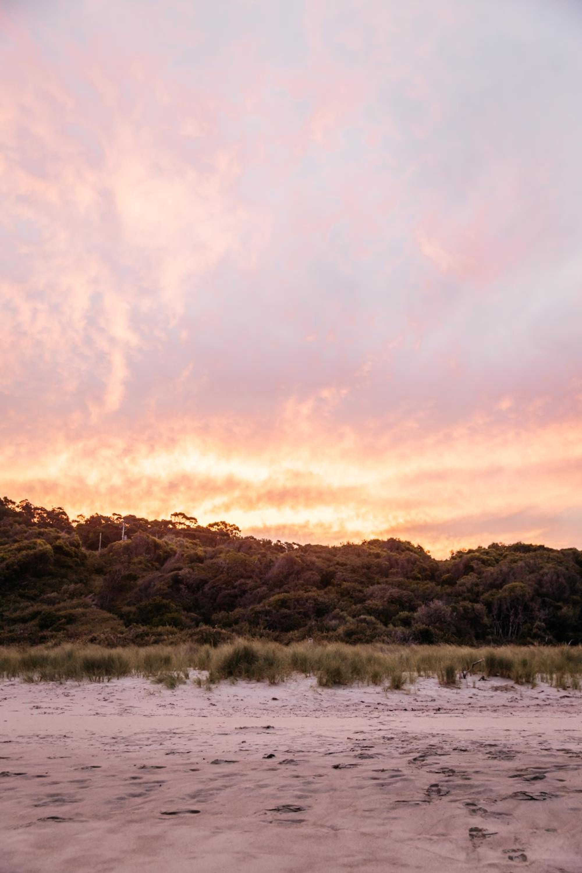 Ocean beach front, 3 Capes Cottage.
