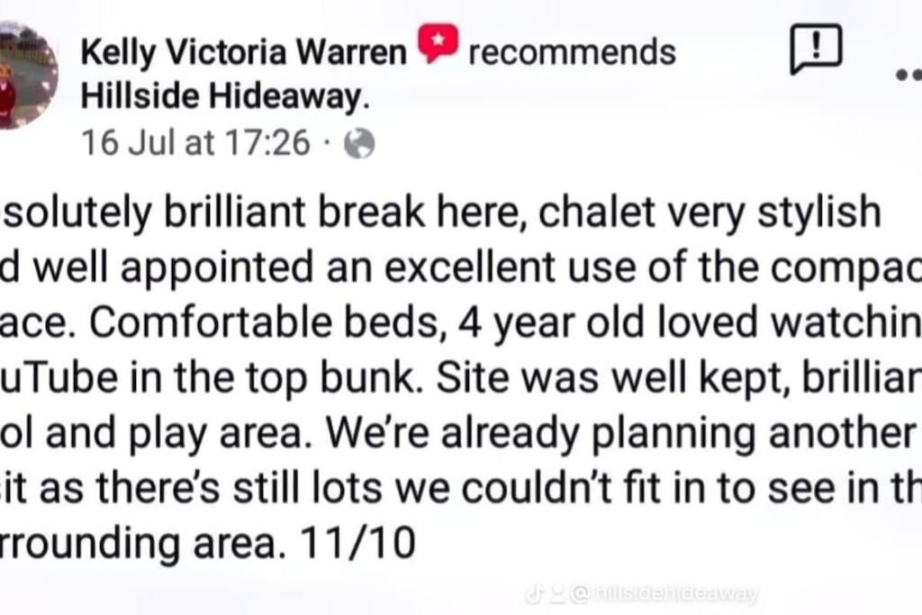 Cosy Hideaway Lodge in Glan Gwna