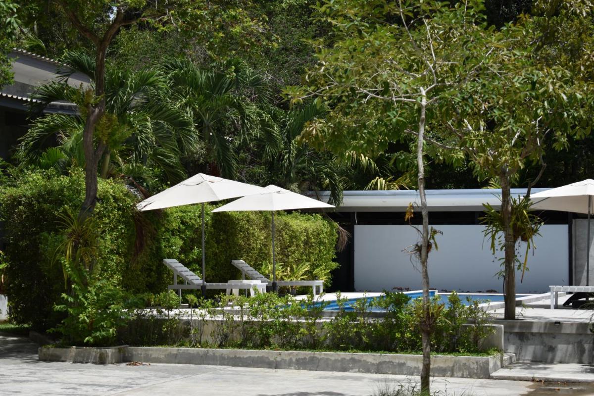 outdoor BBQ area
