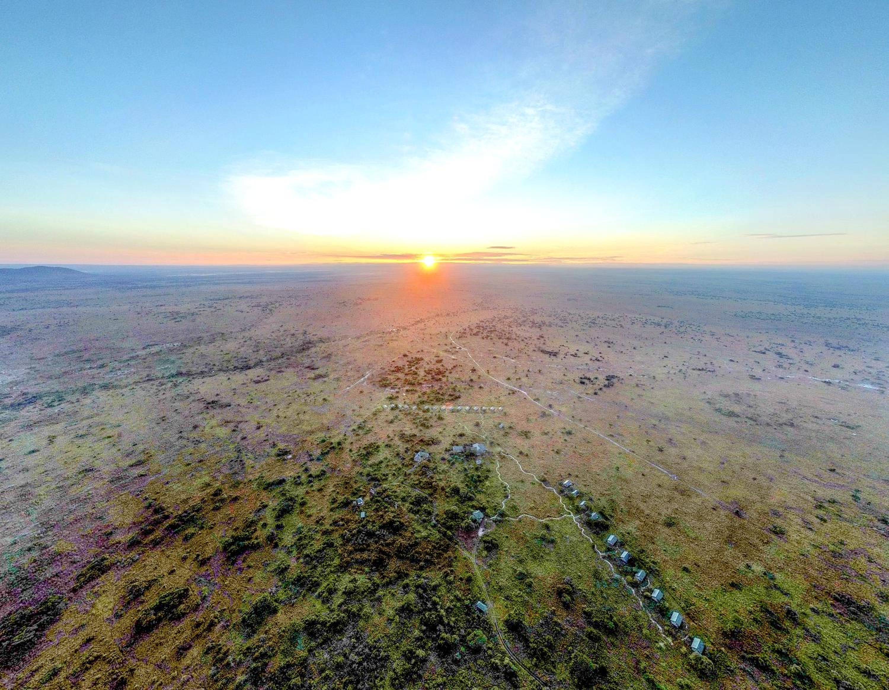 Africa Safari Serengeti Ikoma Camping view 2