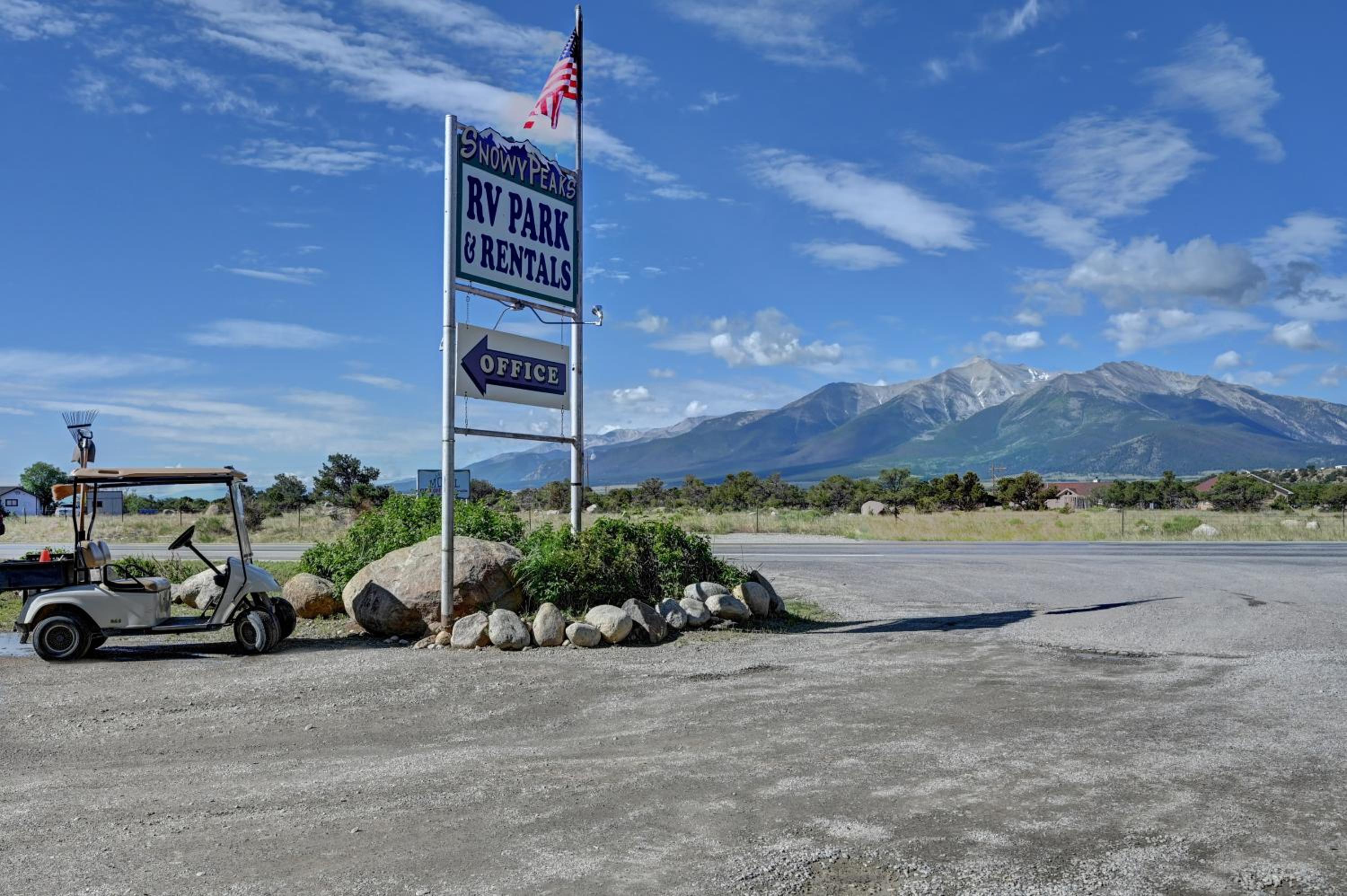 Snowy Peaks RV Park view 2