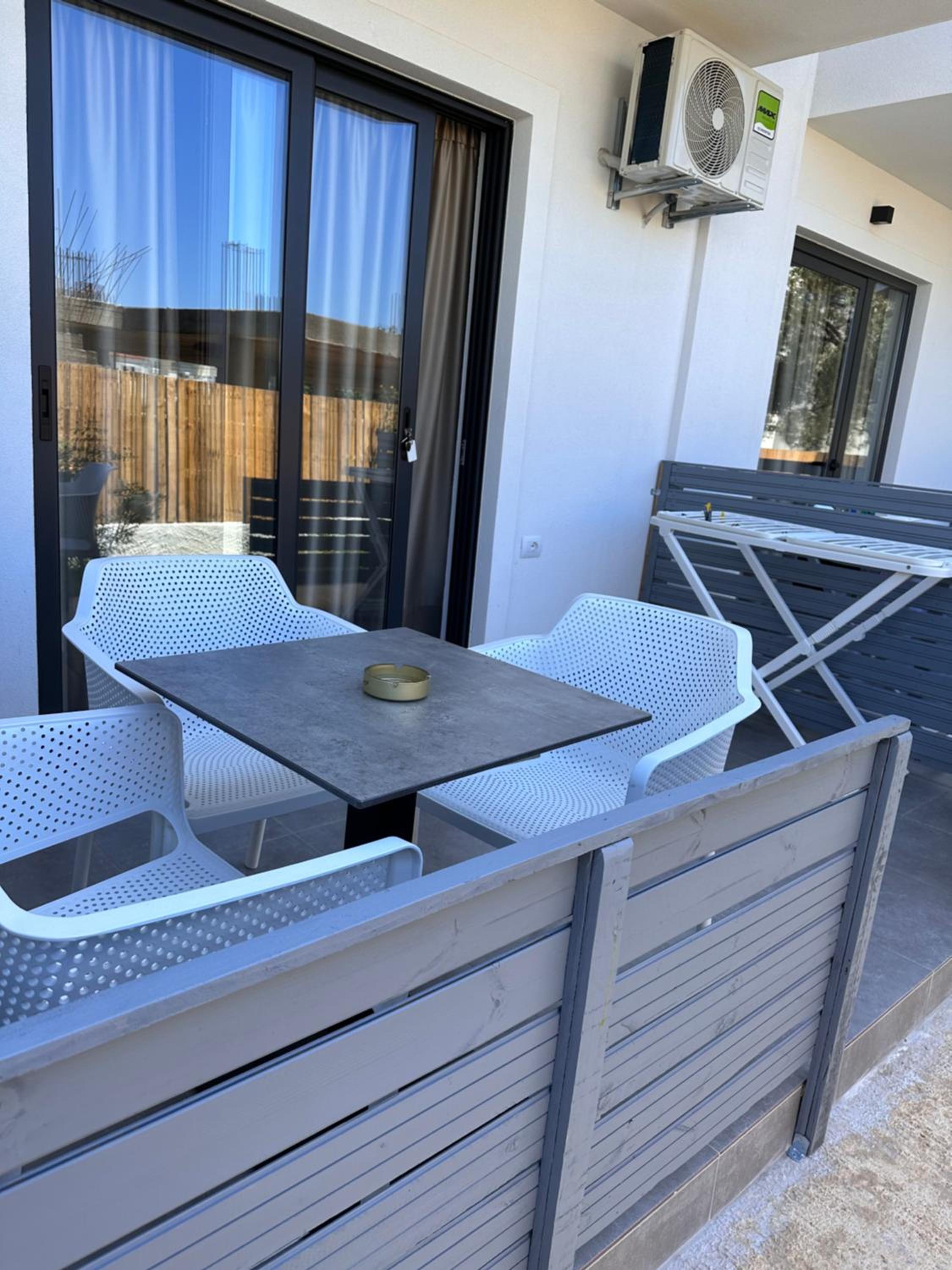 outdoor BBQ area