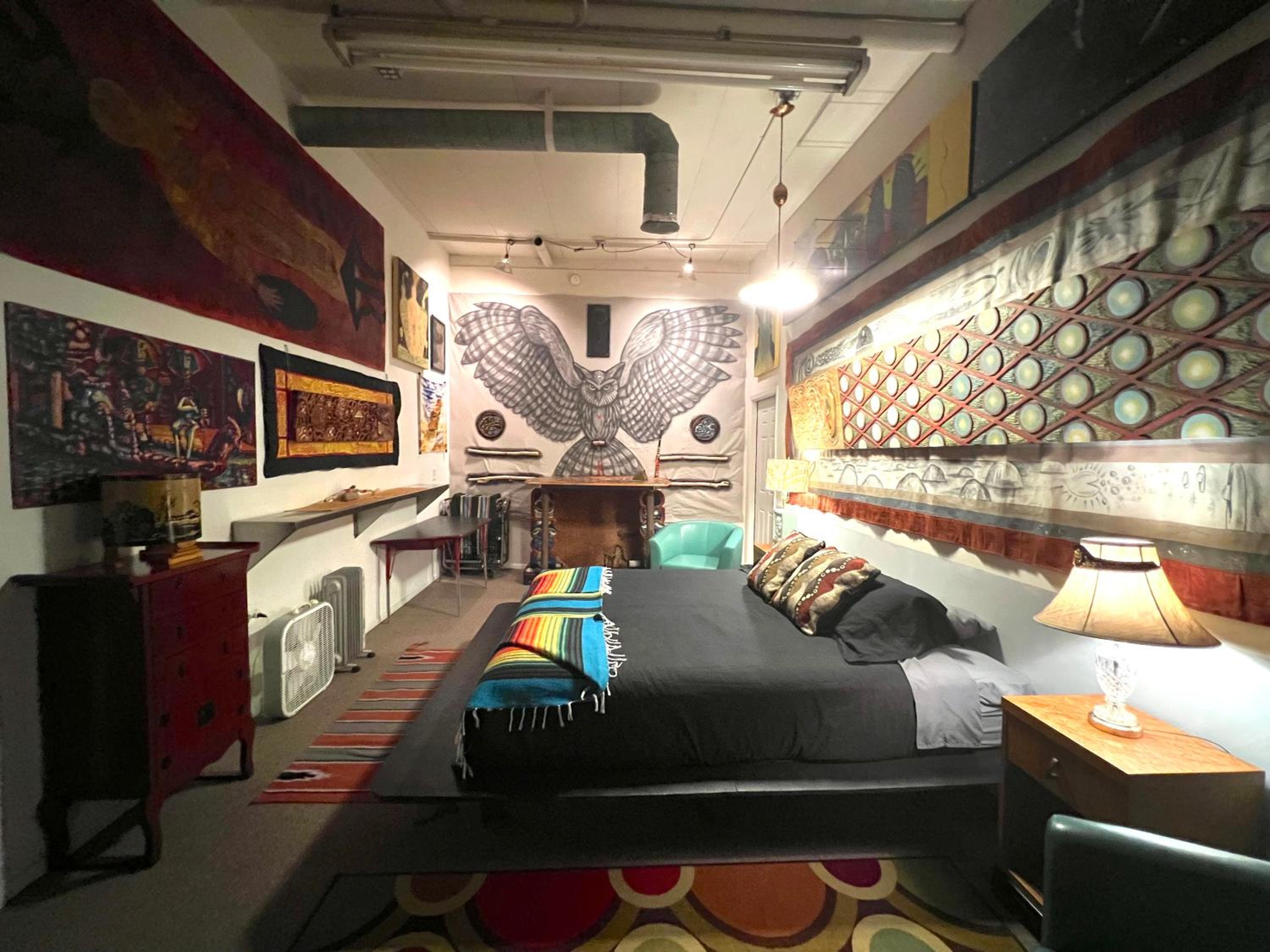 SPACE CASTLE: a 1950s Gas Station transformed into an Art Themed Wonderland view 3
