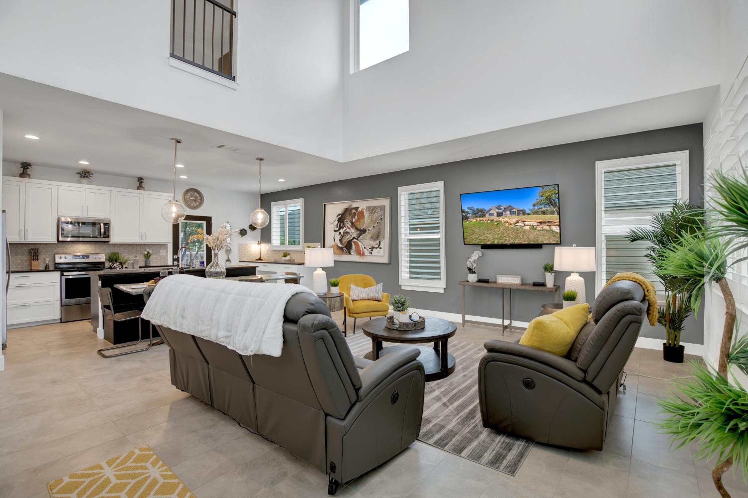 Soaring 2-Level Point Venture Home on Lake Travis
