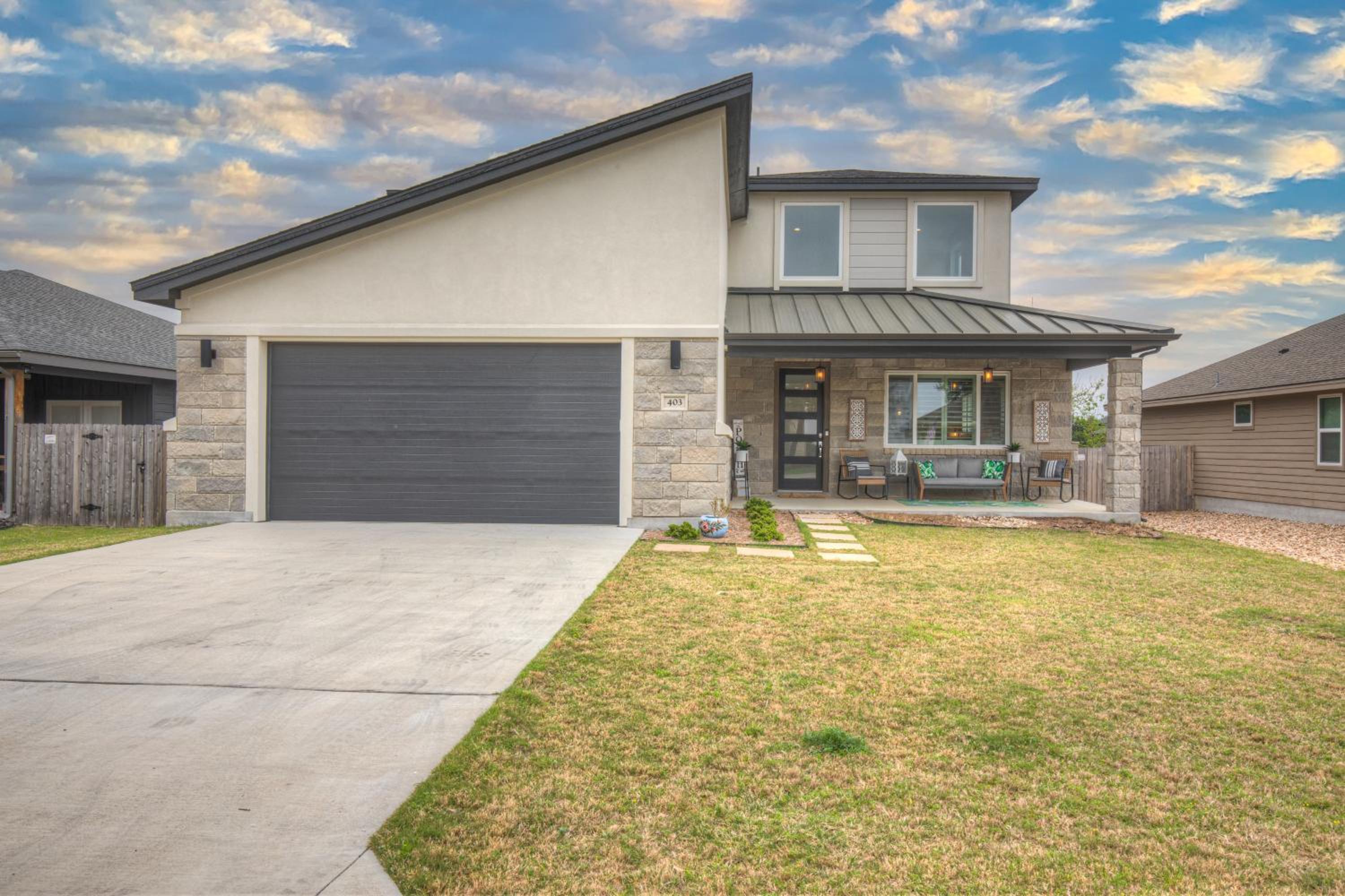 Soaring 2-Level Point Venture Home on Lake Travis