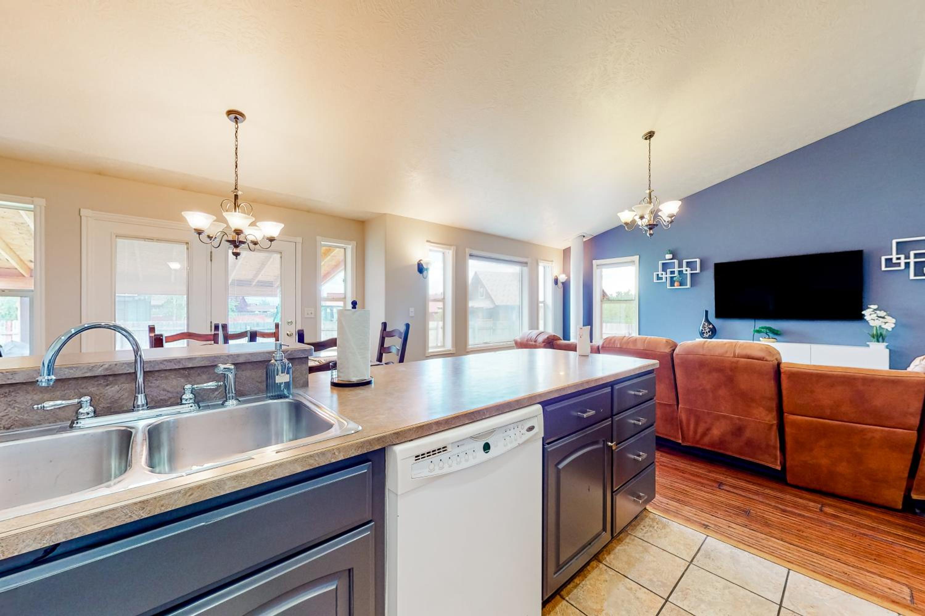 Hike, Golf and Explore Driggs Home with Patio and Grill