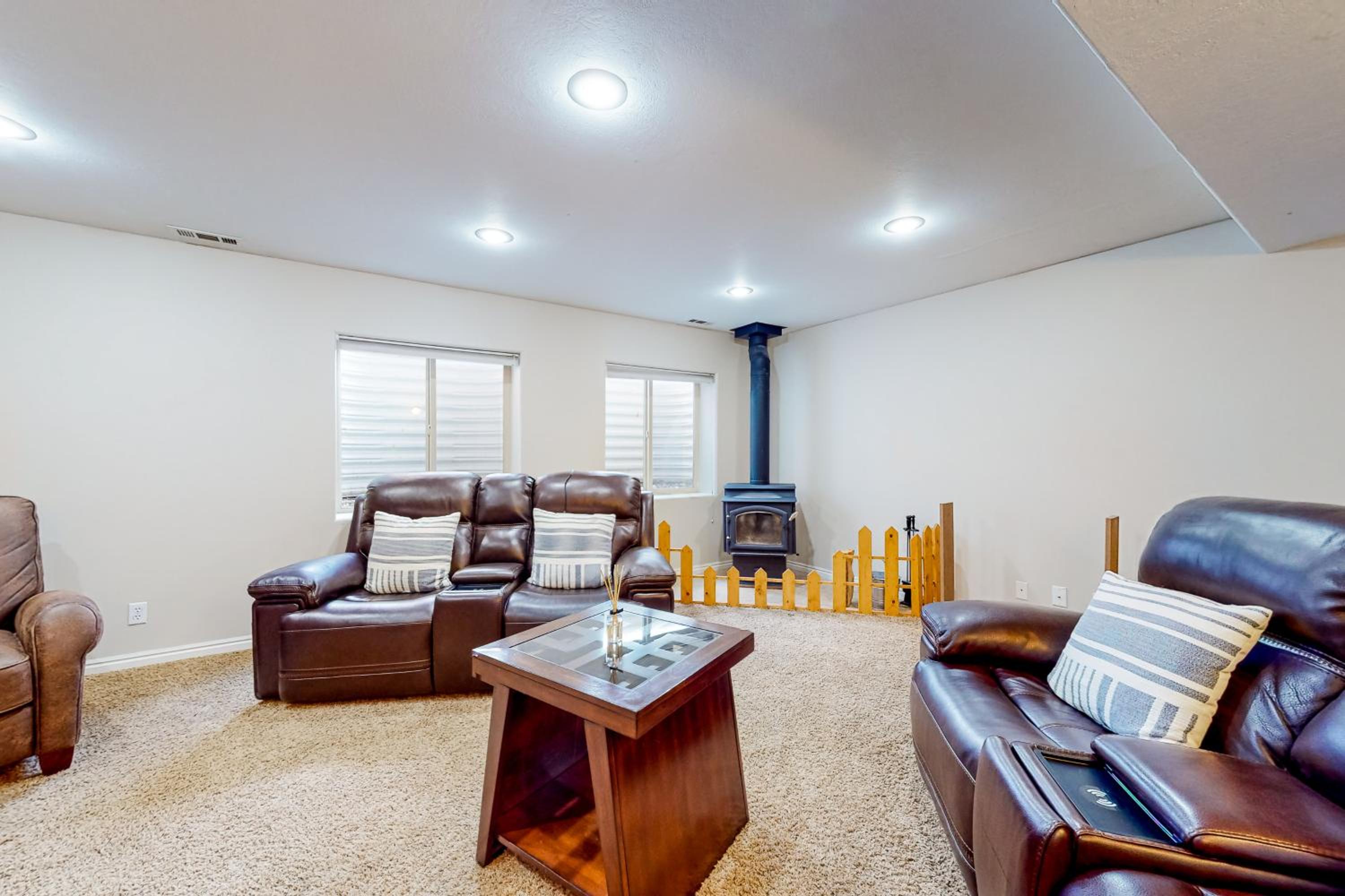 Hike, Golf and Explore Driggs Home with Patio and Grill