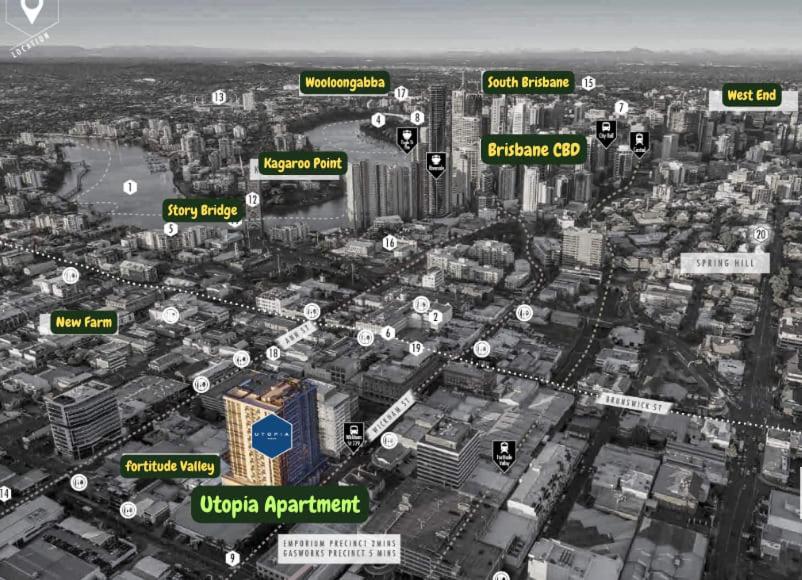 Brisbane Vacations - Heart of the Valley Chic High Level 2BR Apartment - Property Image 2