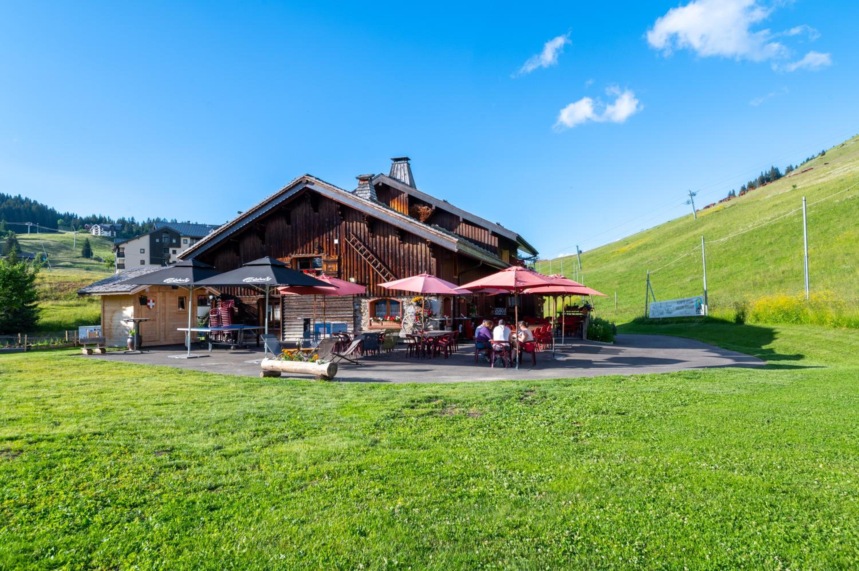 outdoor BBQ area