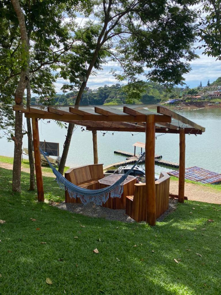 outdoor BBQ area