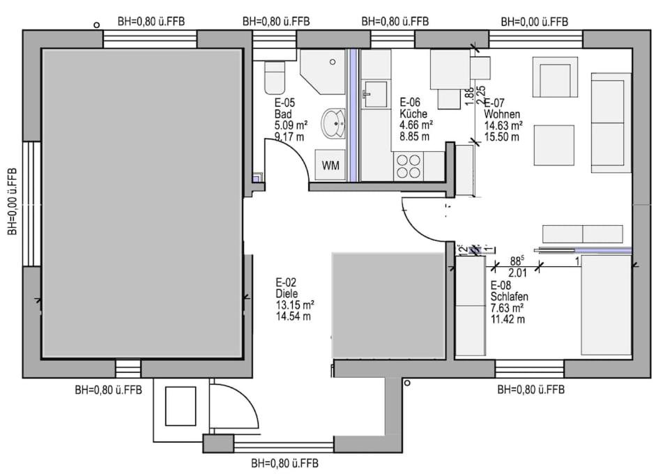ruhige Einliegerwohnung+Terrasse