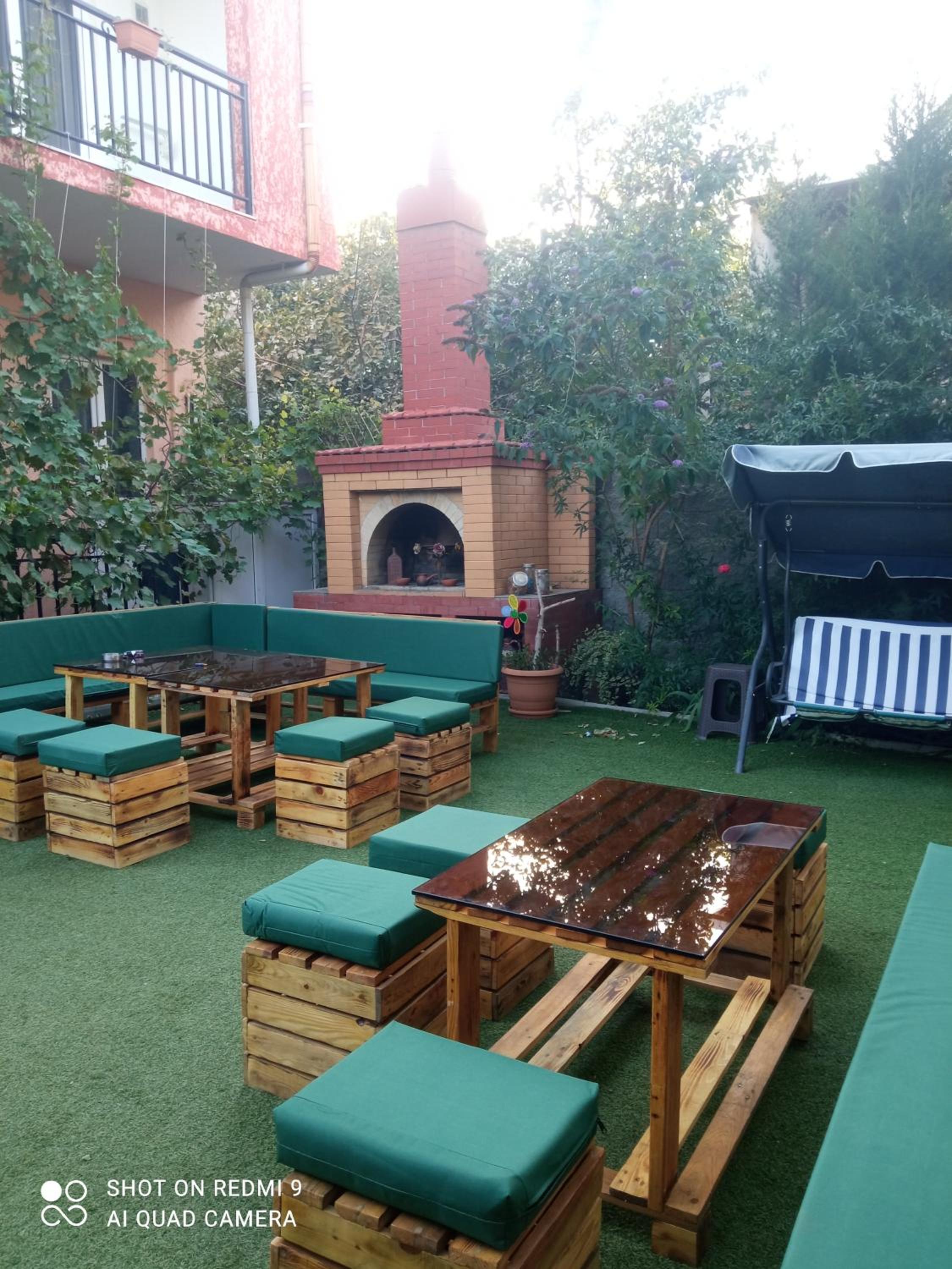 outdoor BBQ area