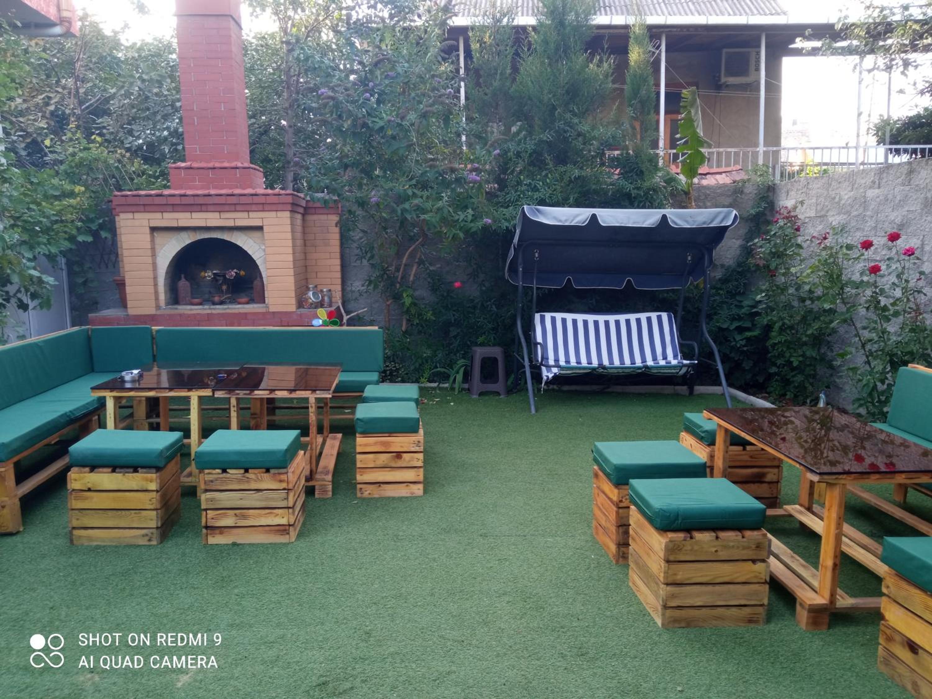 outdoor BBQ area
