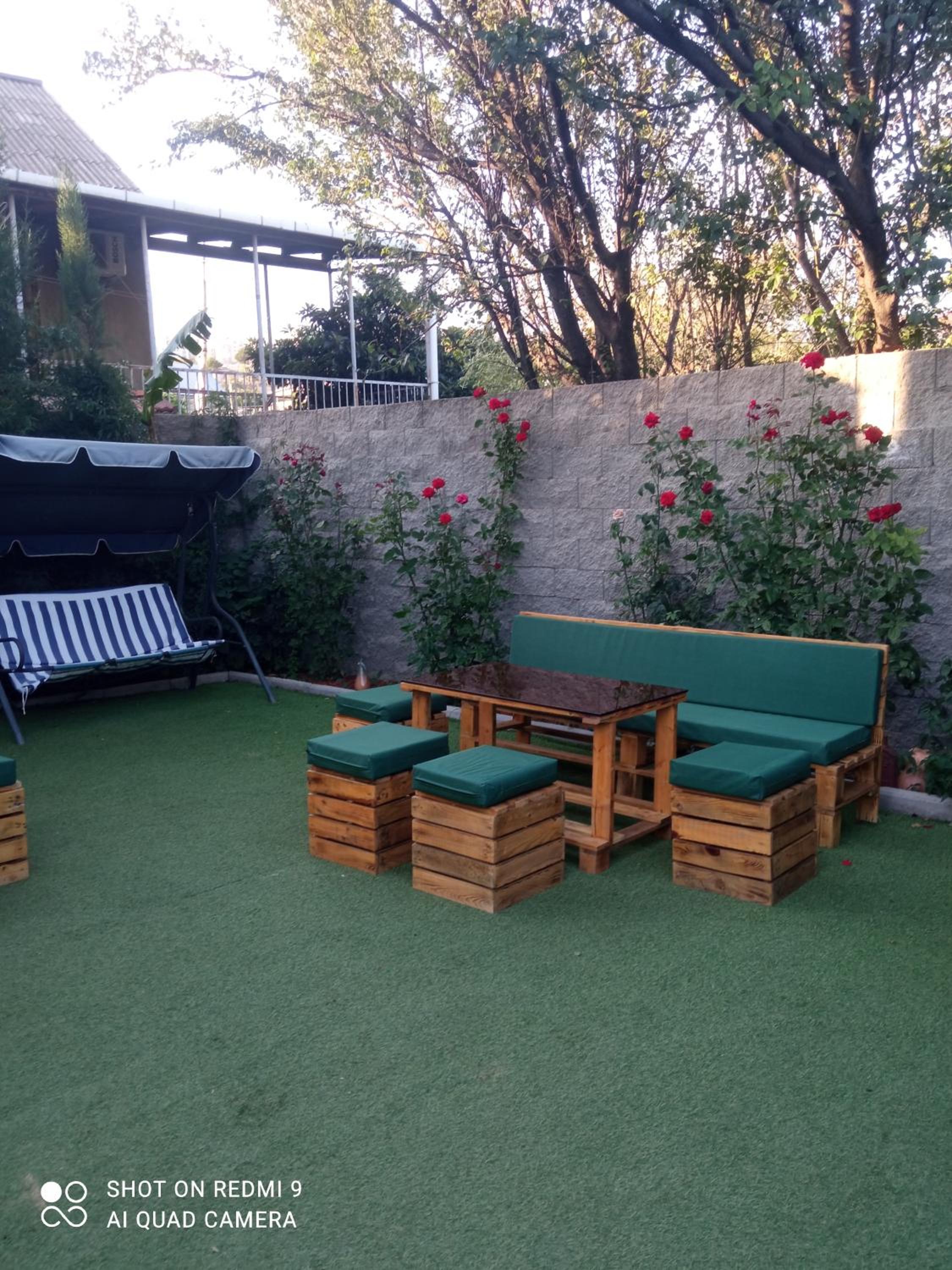 outdoor BBQ area