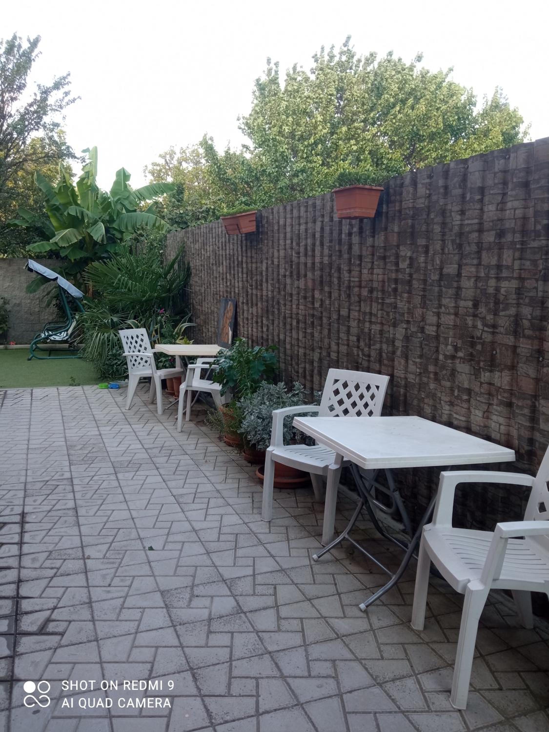 outdoor BBQ area