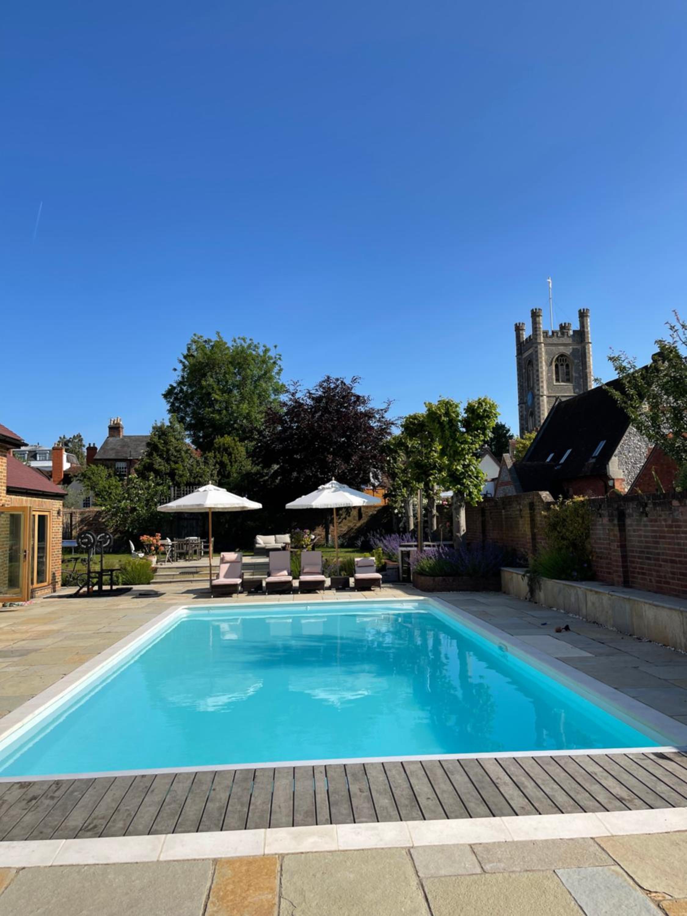 The Pool House view 2