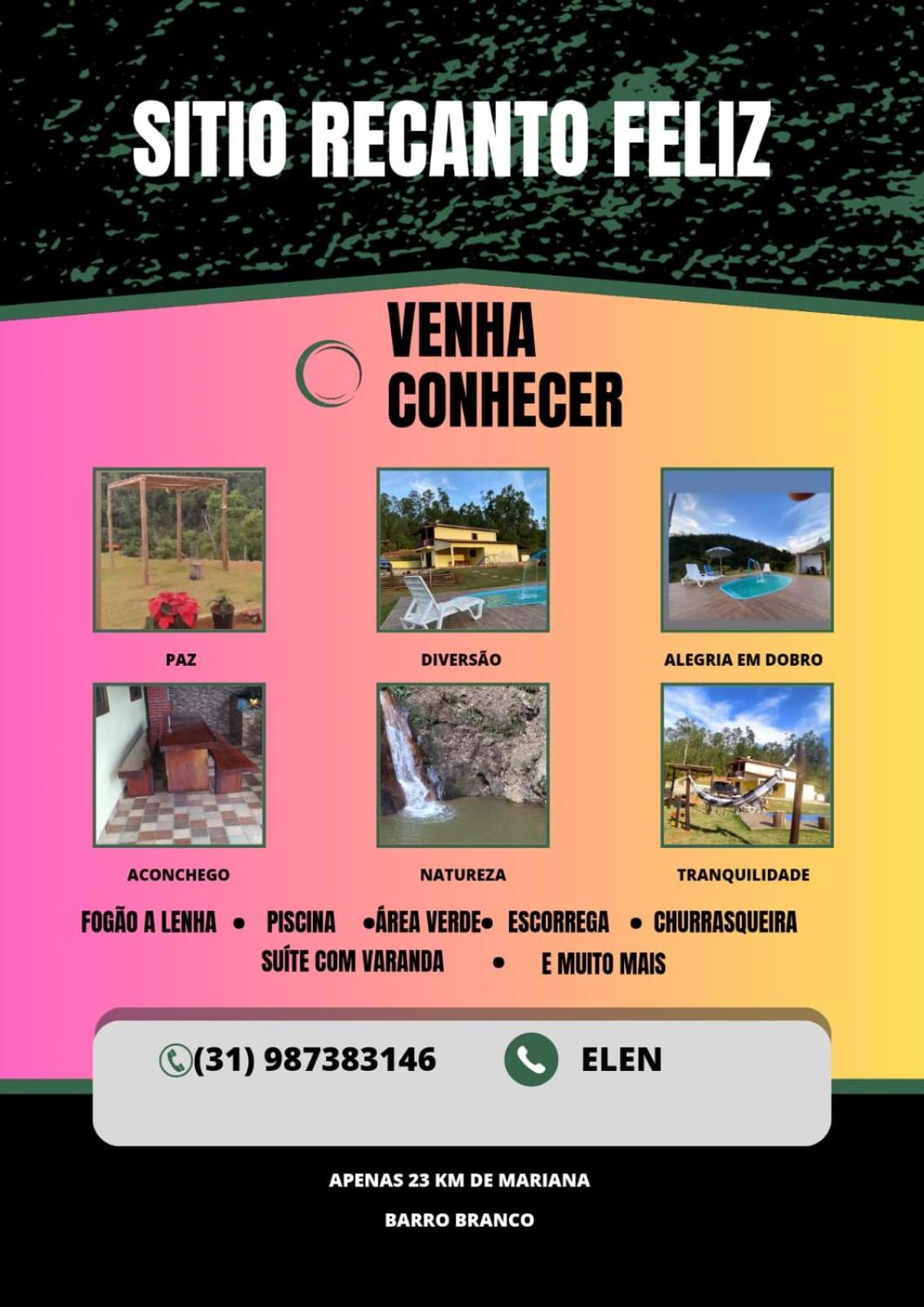 Sitio recanto Feliz