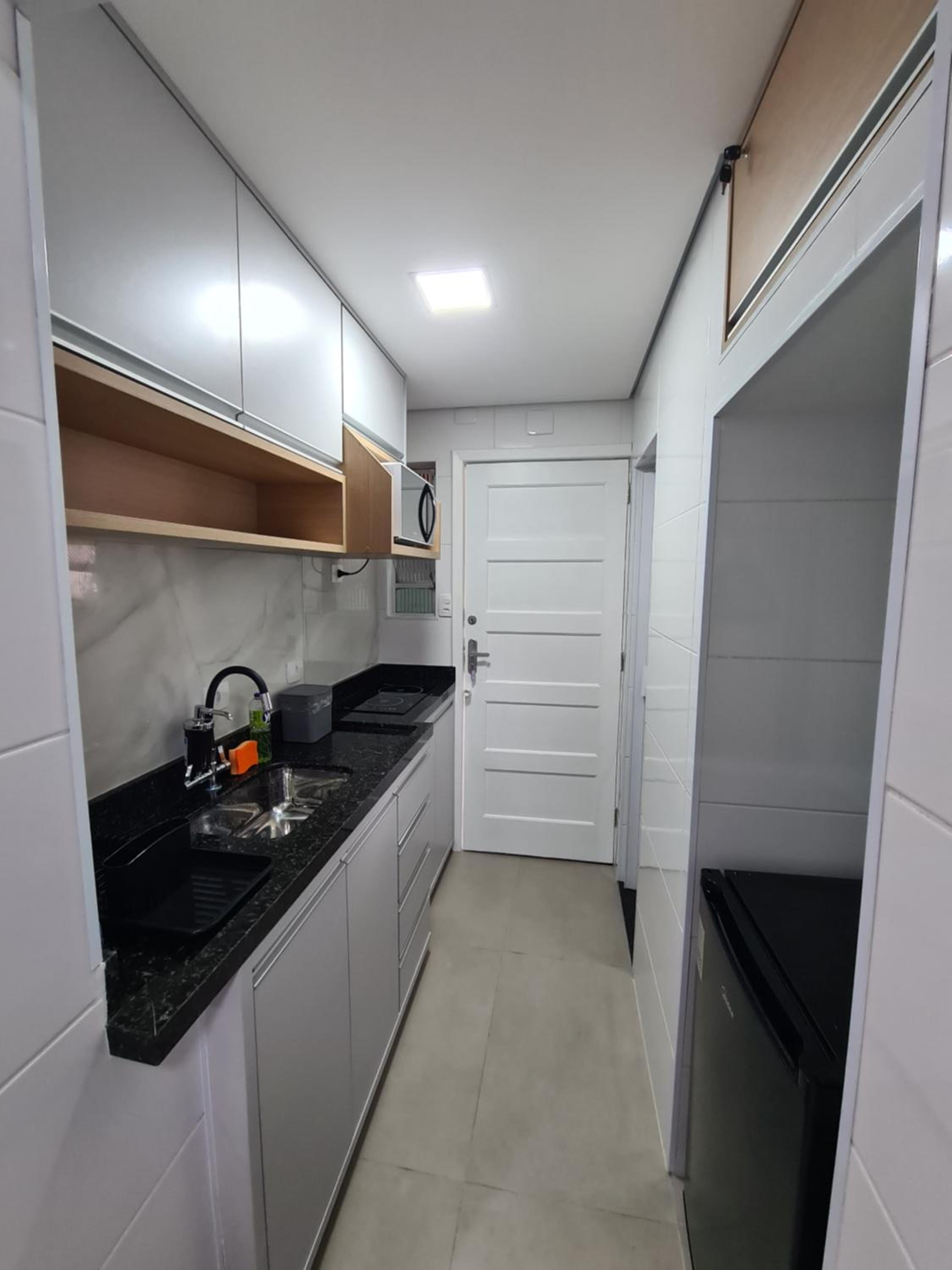 Loft em prédio em frente à praia