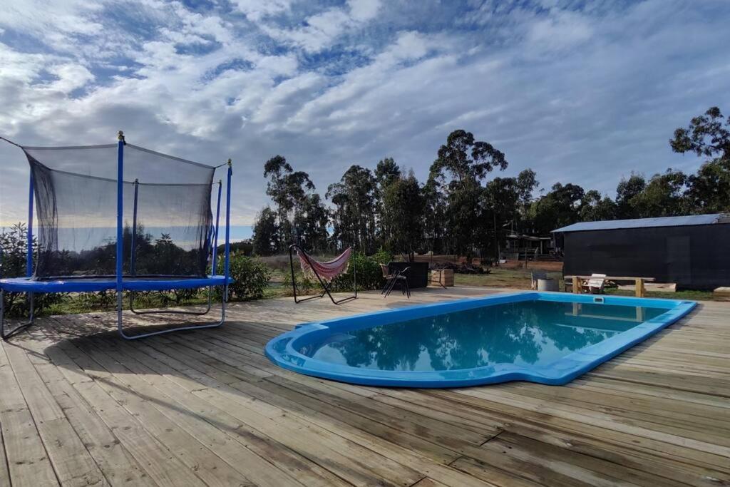 Cabaña con fogon y parrilla en plena naturaleza!