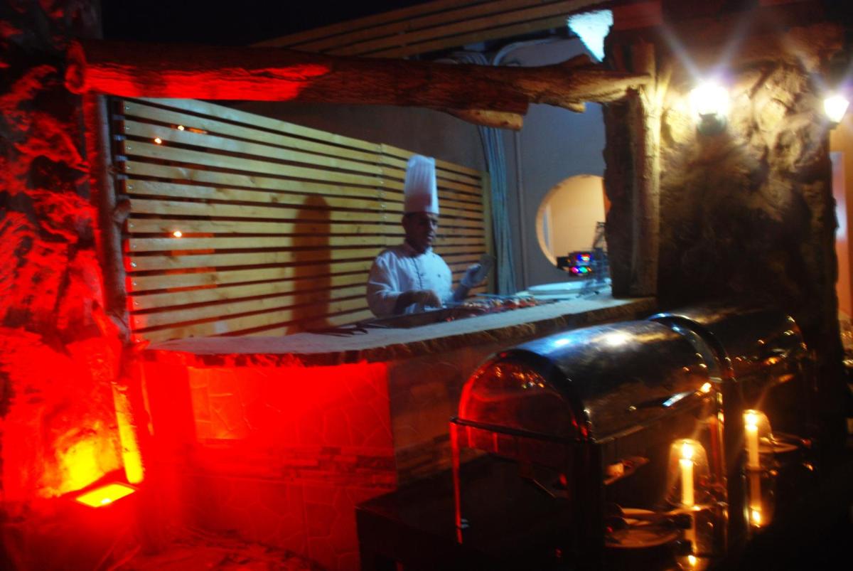 outdoor BBQ area