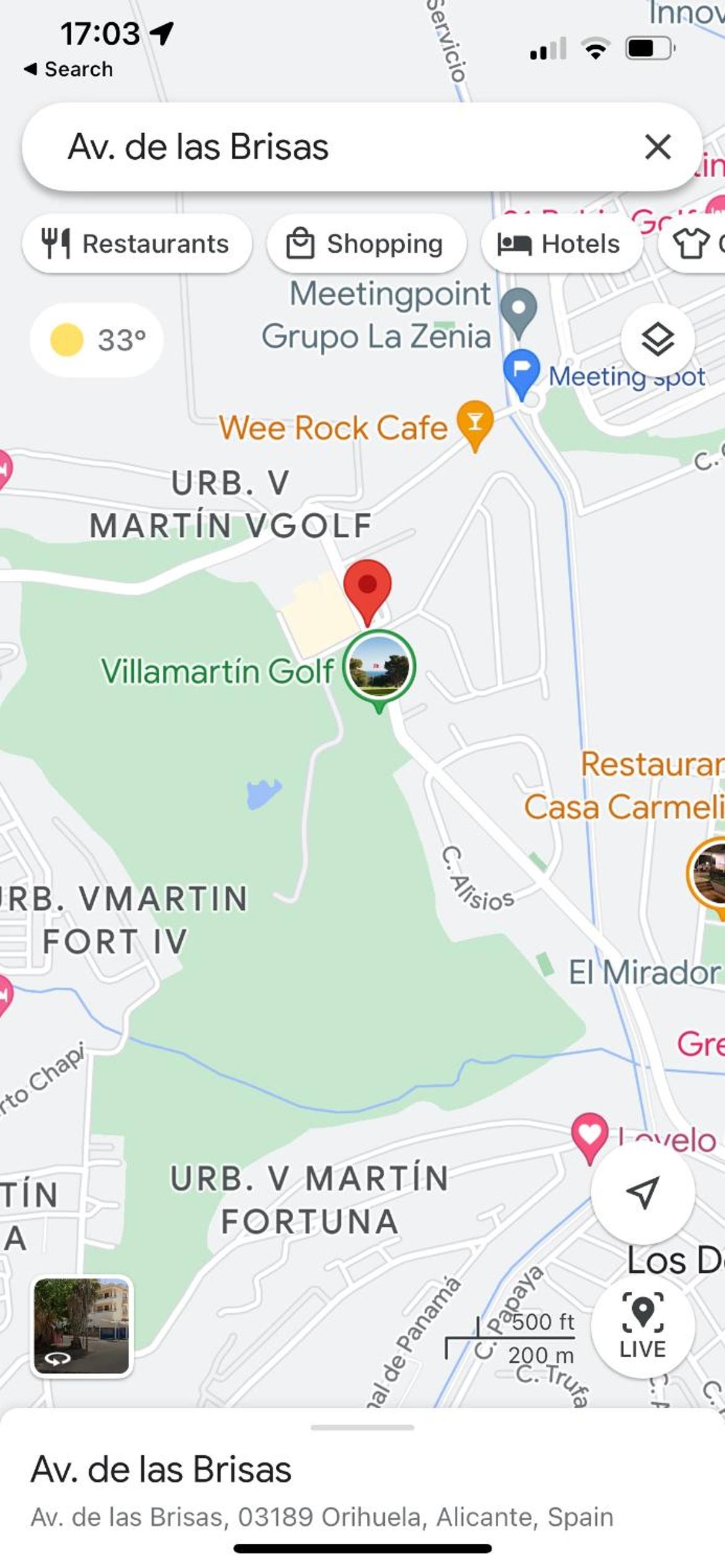 Villamartin apartment. Excellent location for Golfers, Cyclists and Hikers