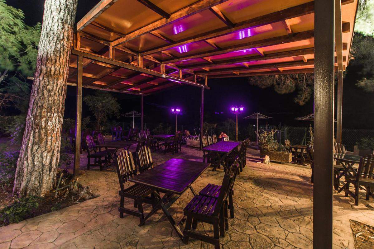 outdoor BBQ area