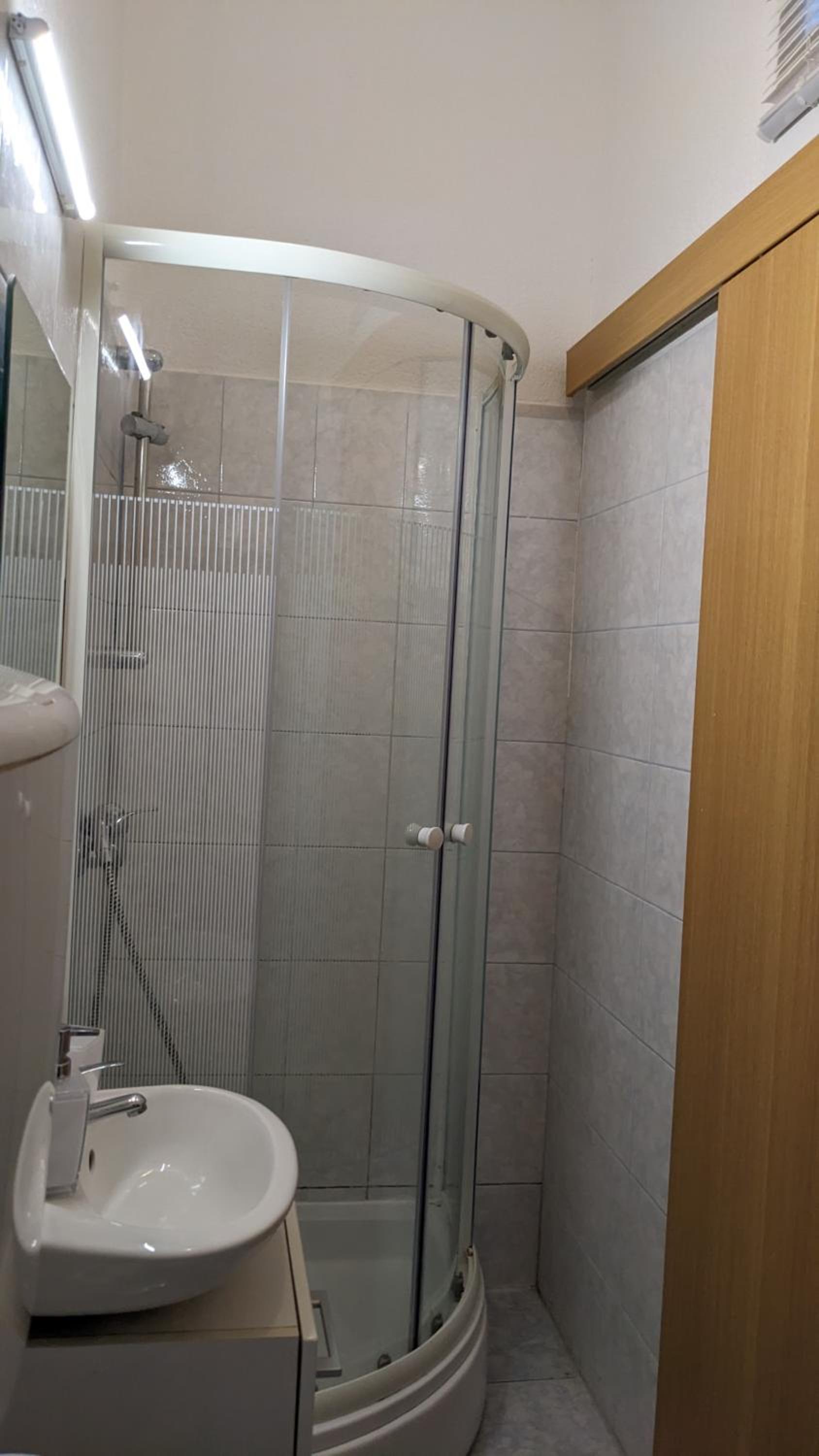 Two-bedrooms apartment with balcony and sea view,near Old town