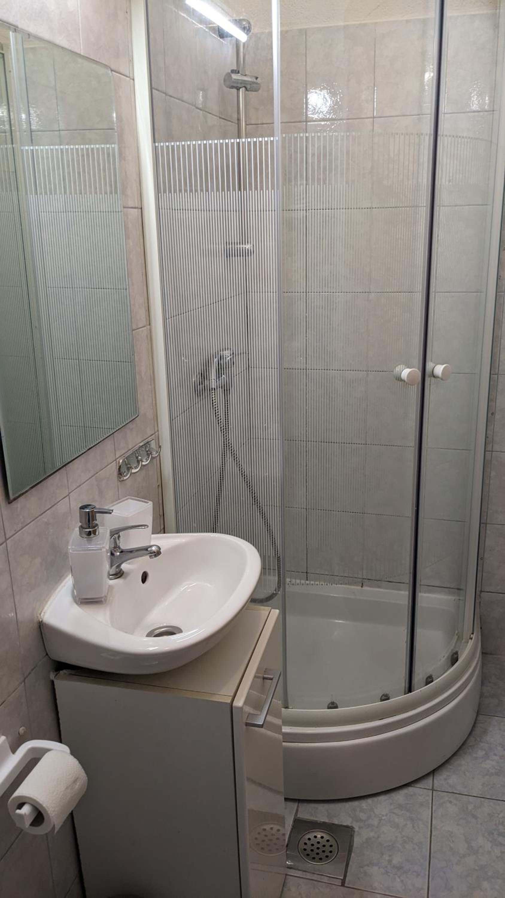 Two-bedrooms apartment with balcony and sea view,near Old town